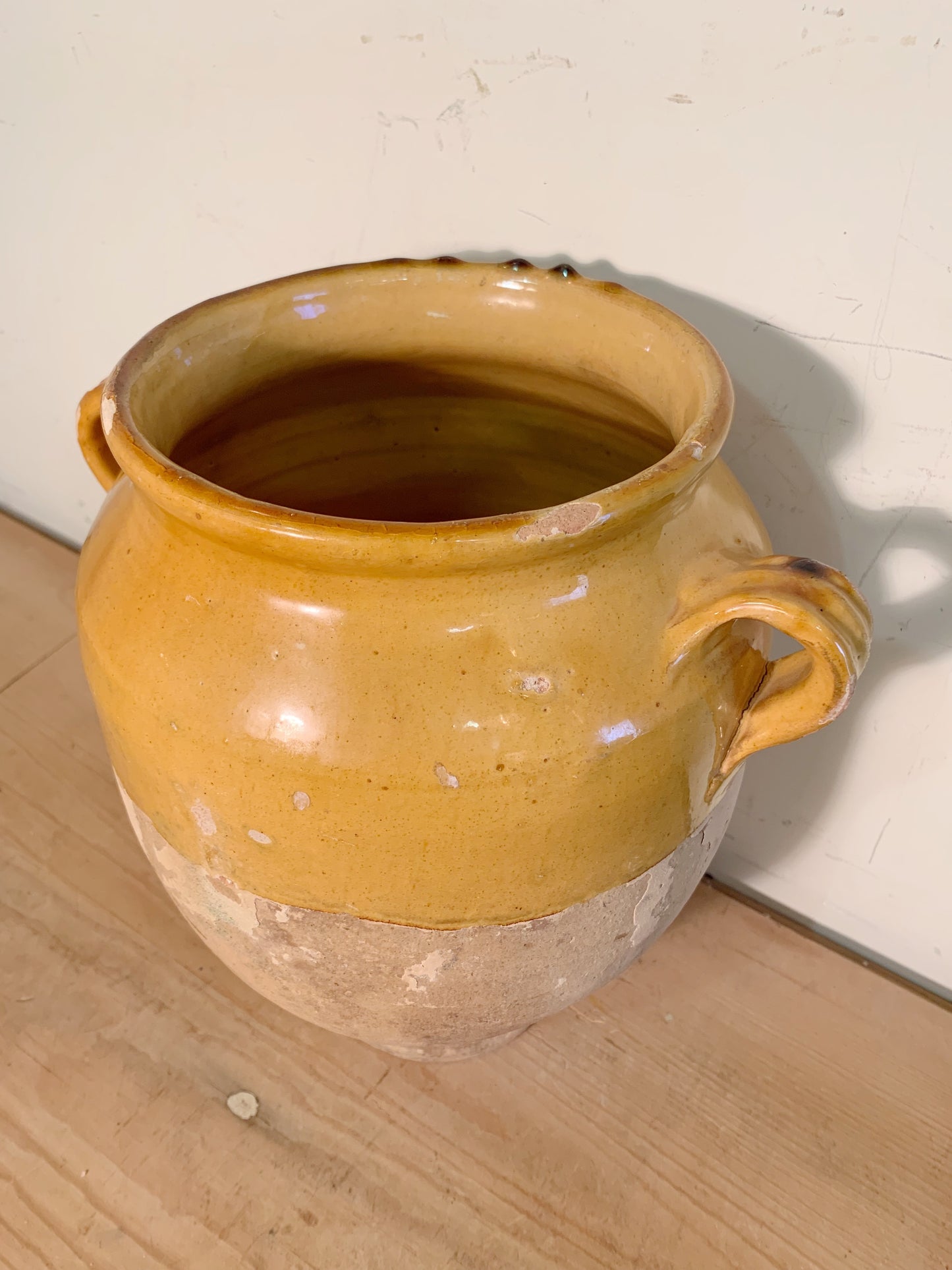 Yellow Confit Pot