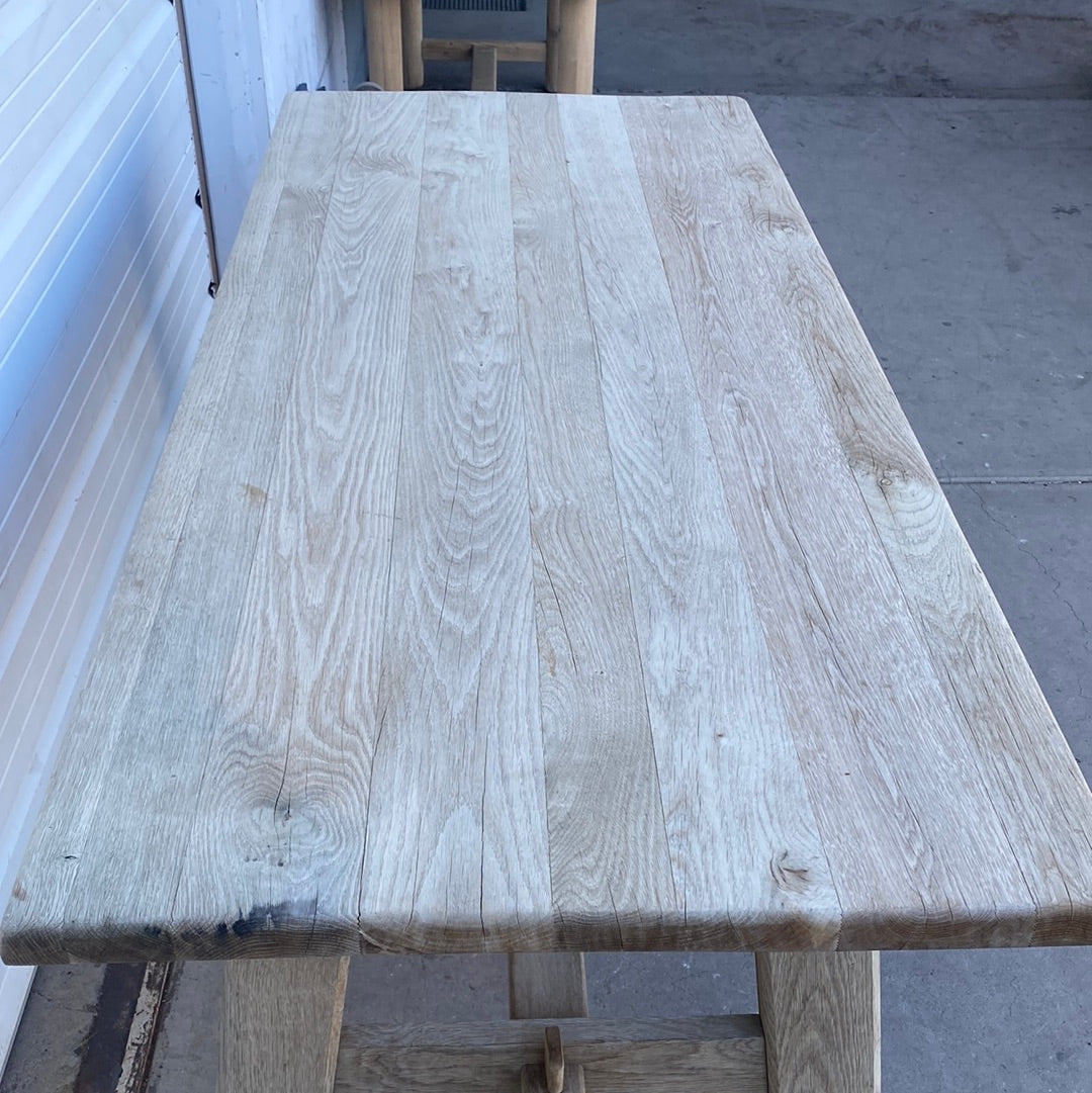 Bleached French Dining Table