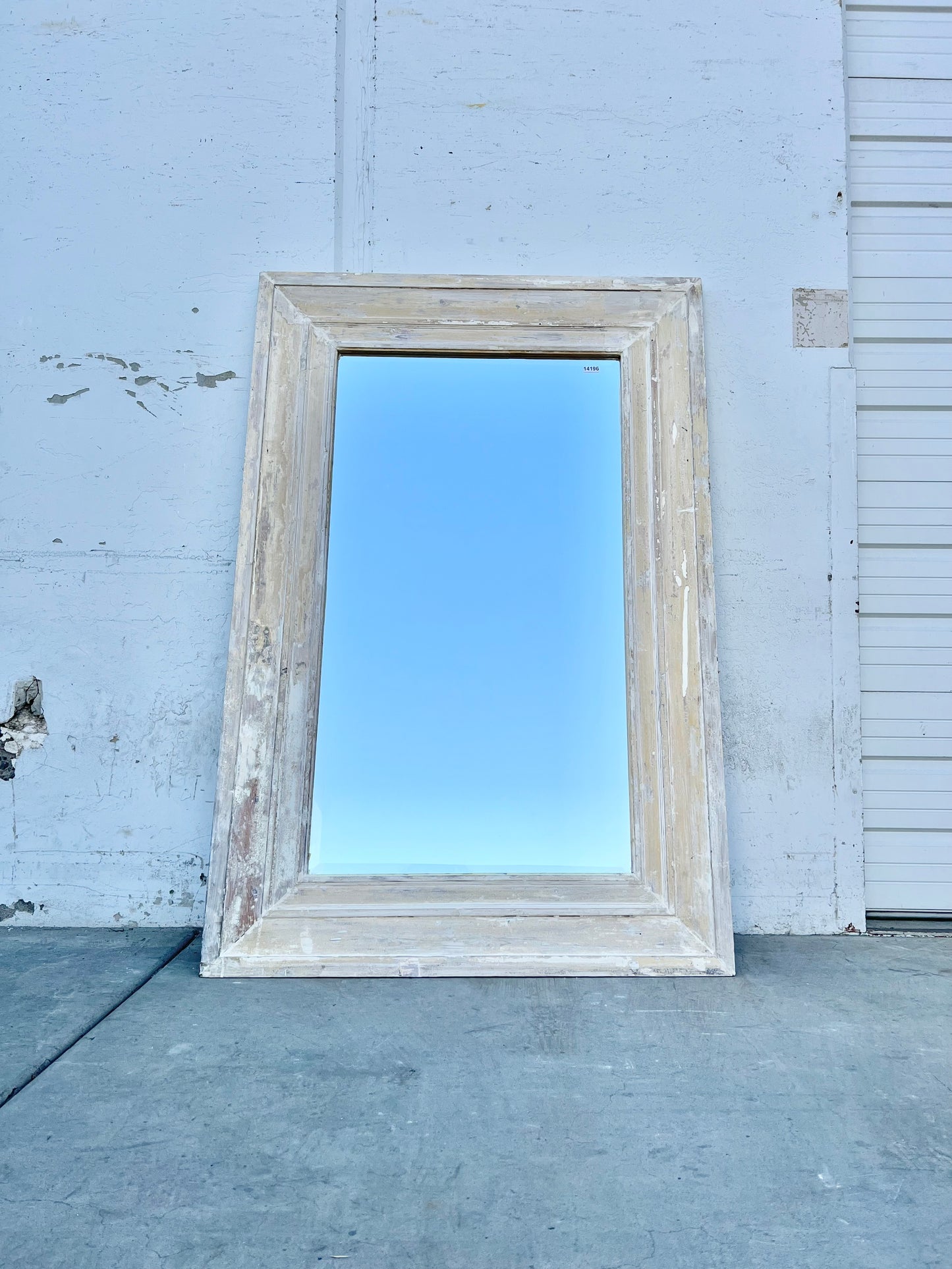 Washed Wood Rectangle Mirror