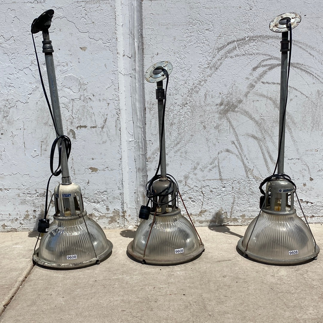 Industrial Glass Pendant Lights