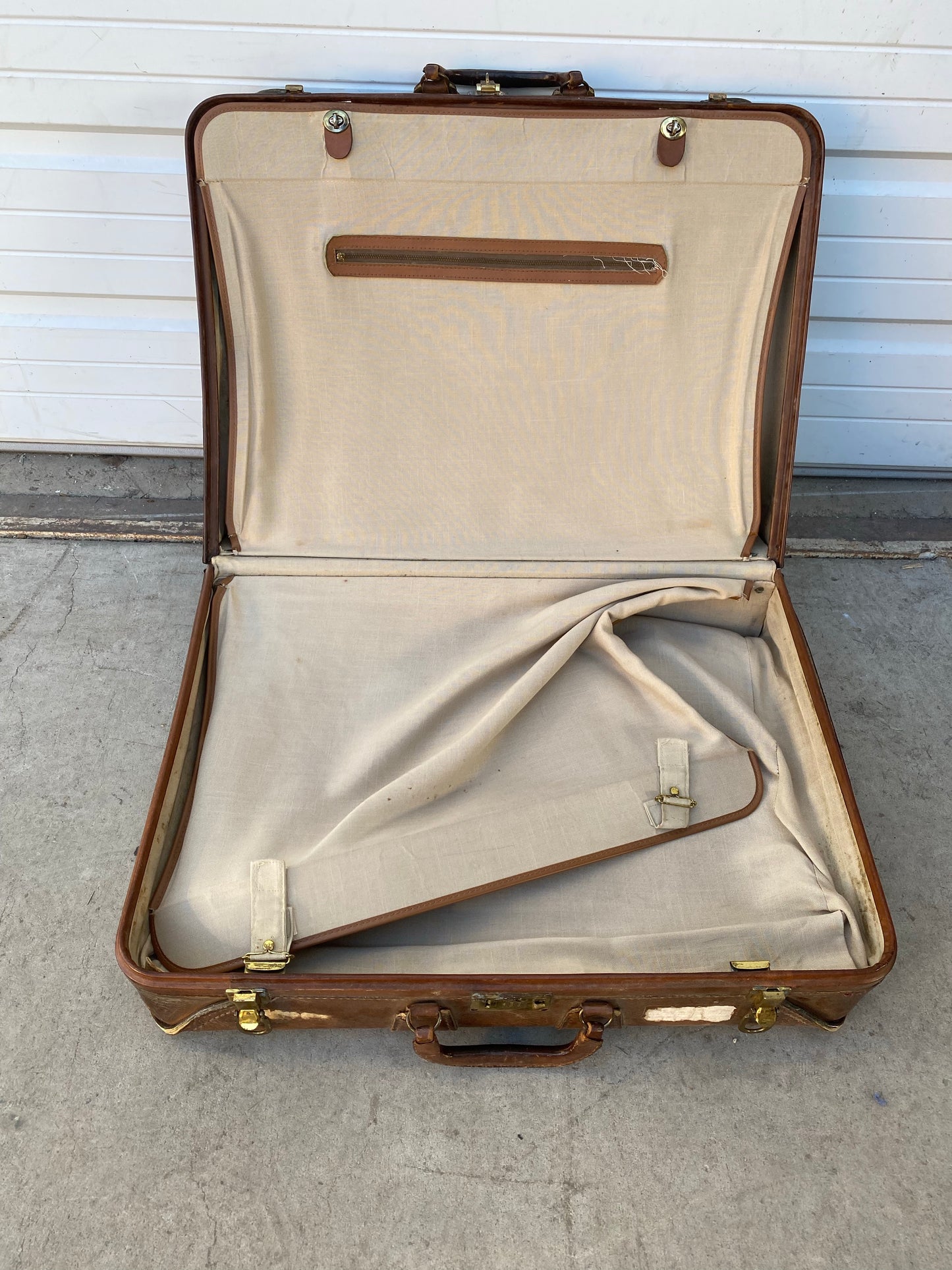 Vintage Leather Suitcase