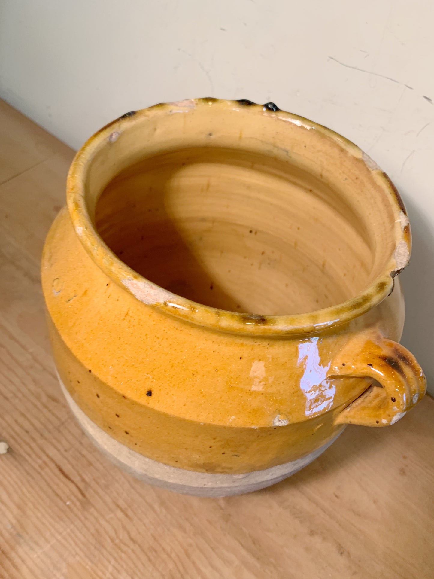 Yellow Confit Pot