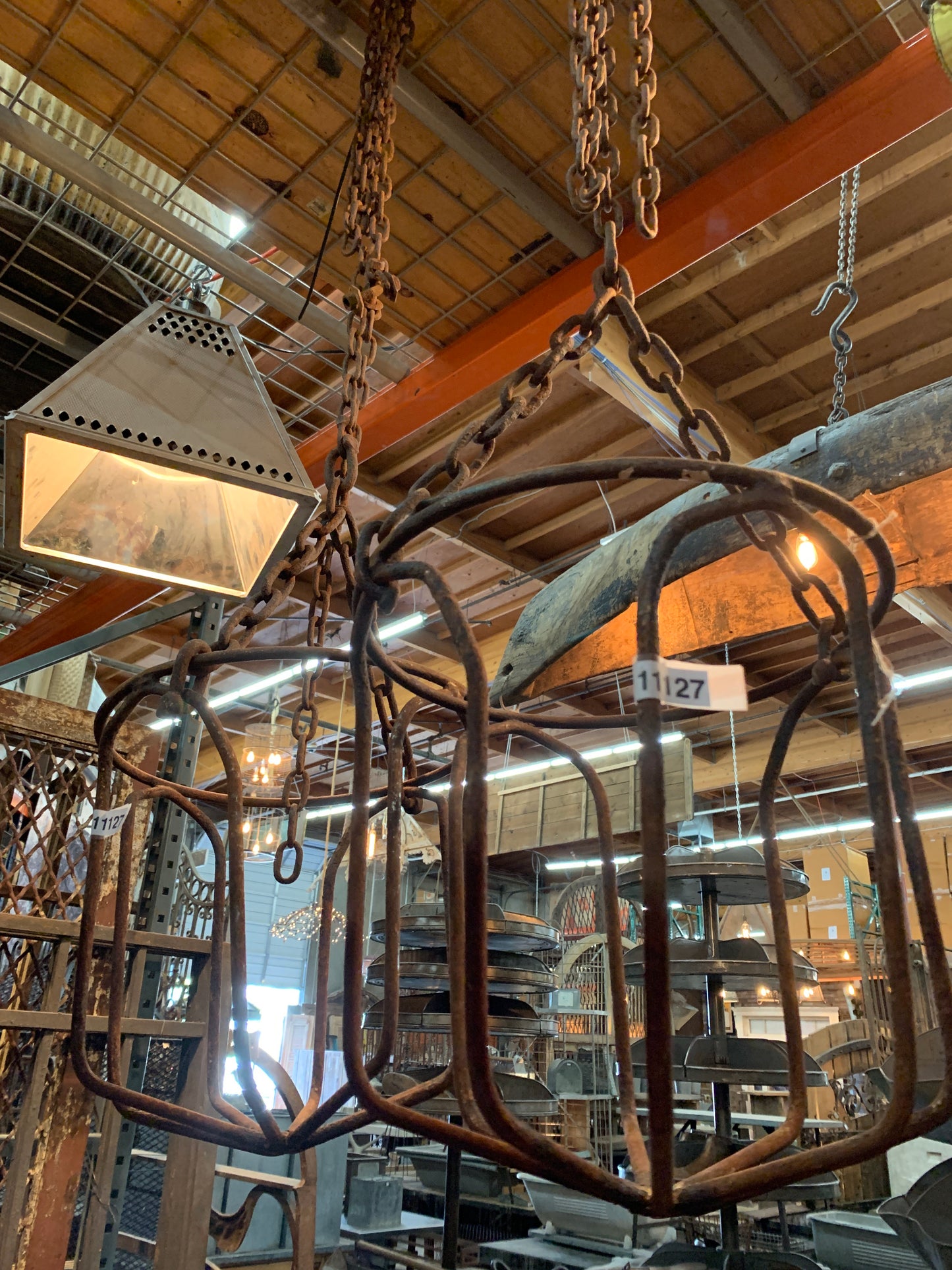 Rusty Hanging Planter