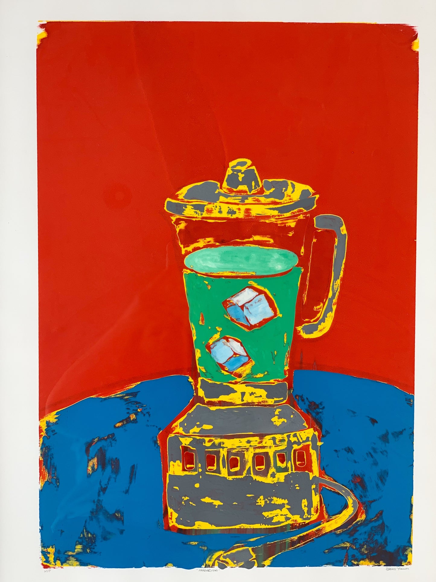 Jeremy Yocum “Margaritas” Framed Art Print