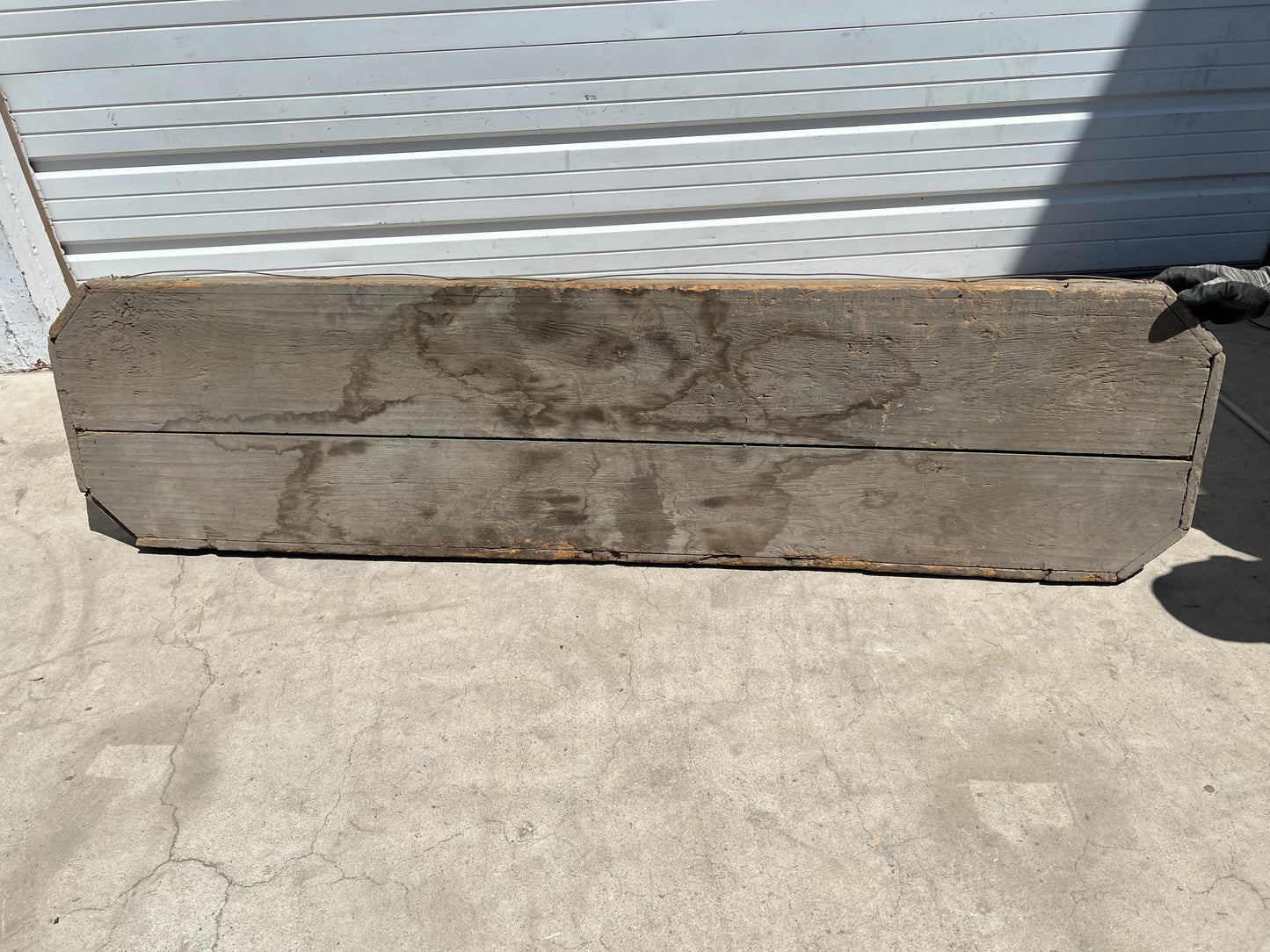Medium Painted Wooden Trough Planter