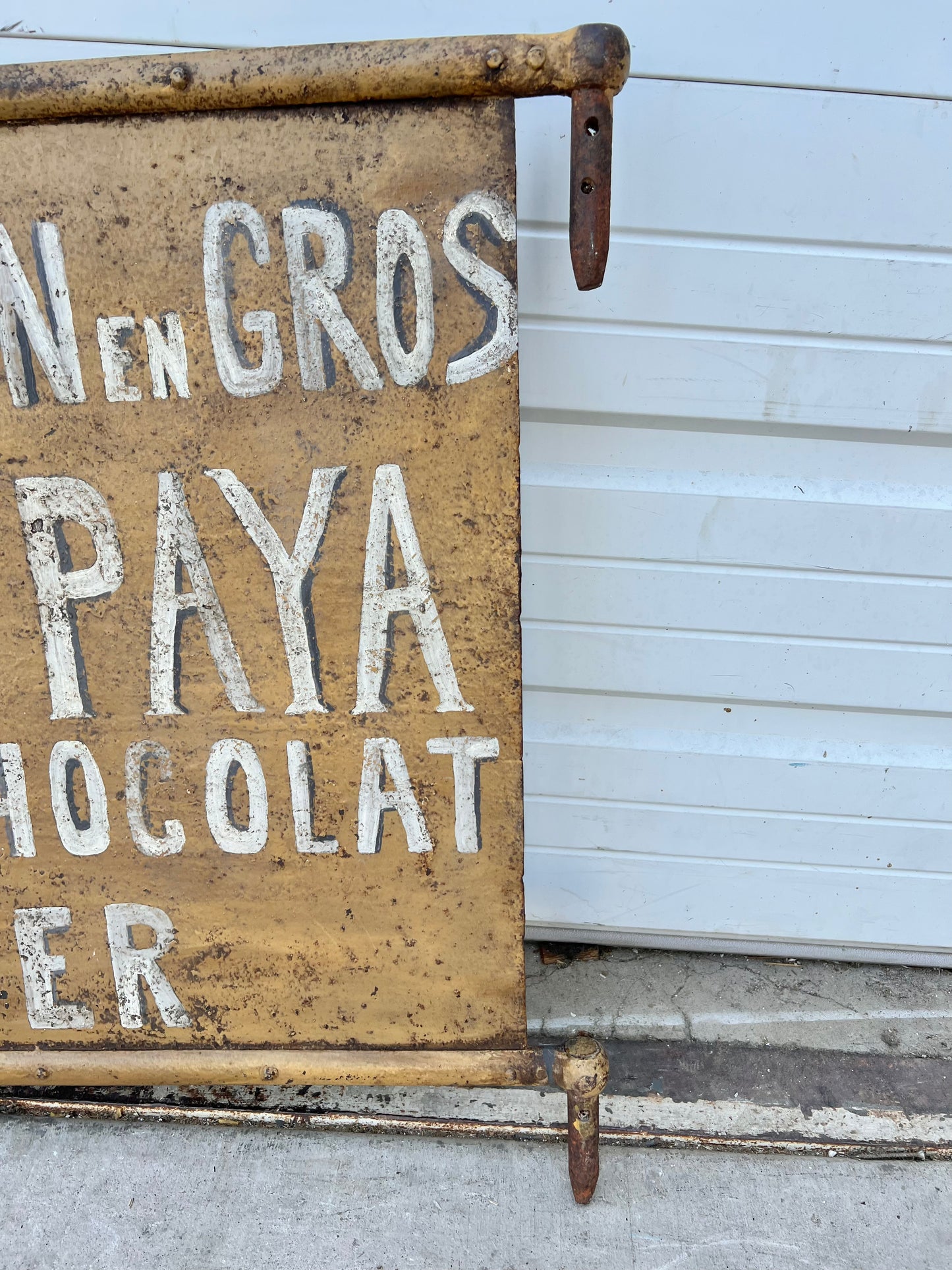 Metal Double- Sided Alimentation en Gros Sign