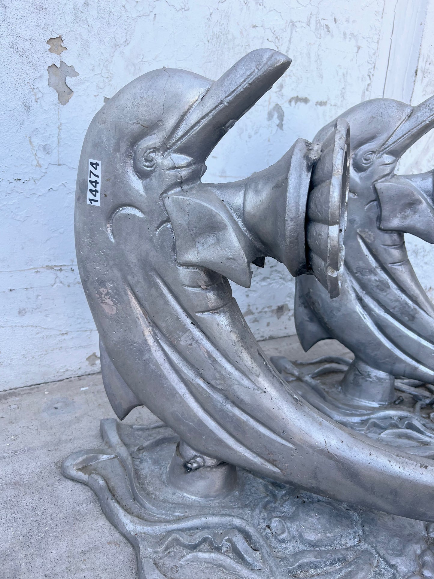 Aluminum Dolphins Sconces