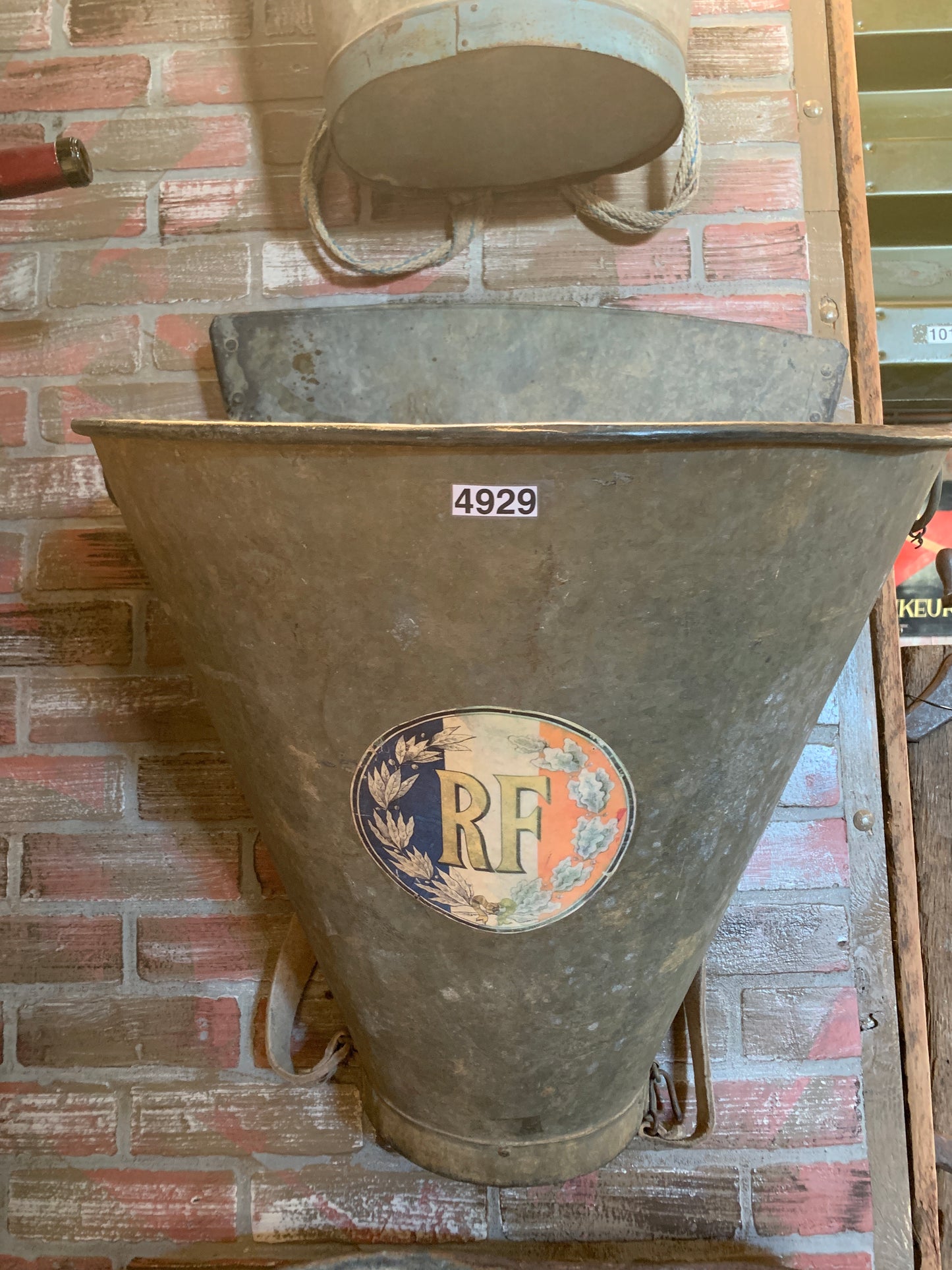 Zinc Grape Gathering Bucket