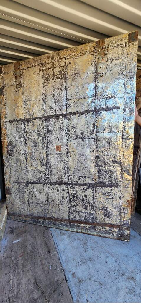 Single Large Metal Fire Door