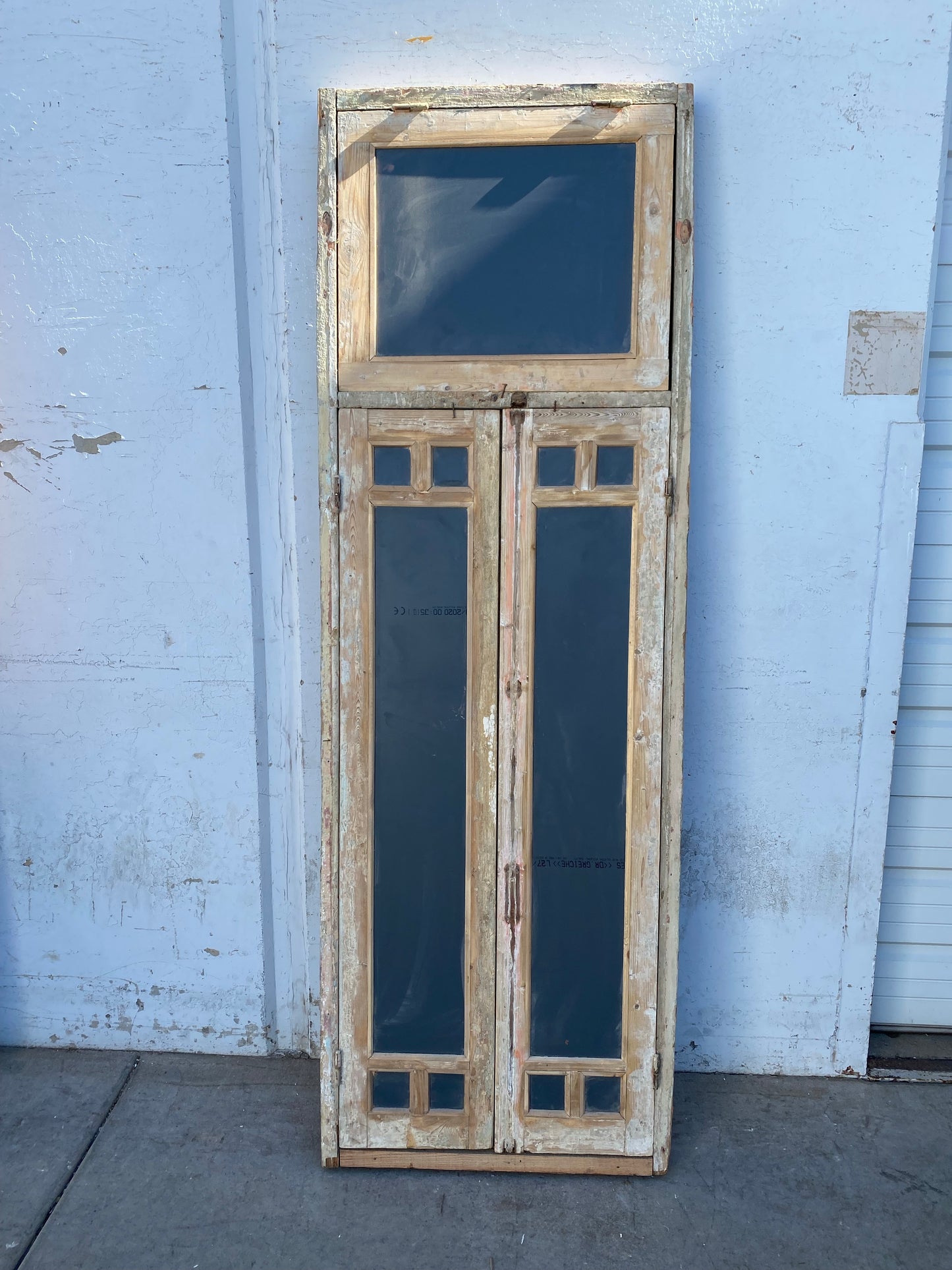 Rectangle Set of 2 Mirrored Windows with Transom