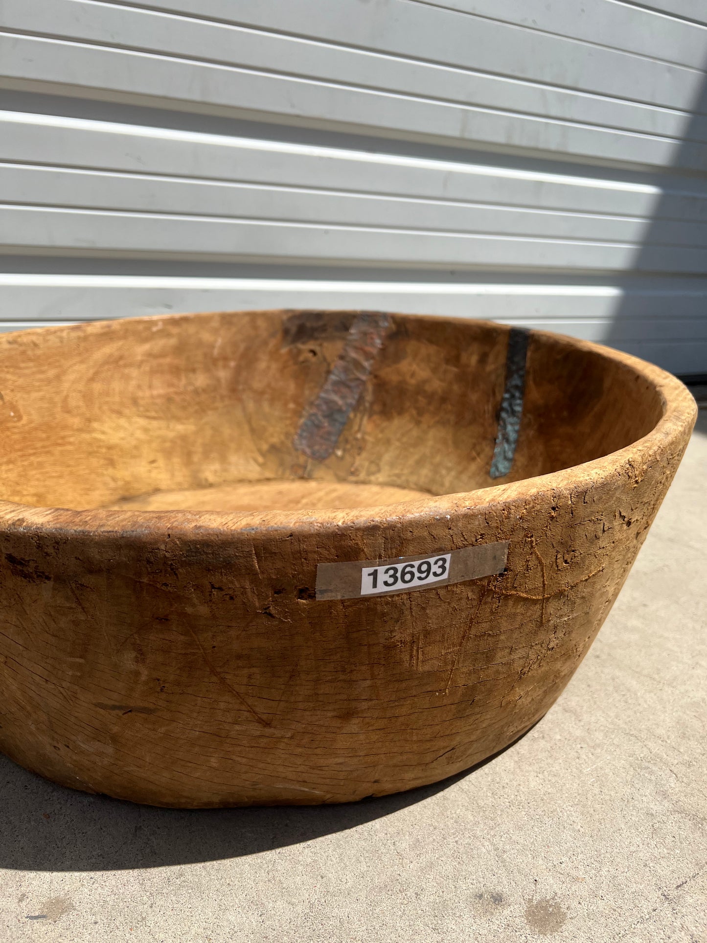 Large Wooden Turkish Bowl