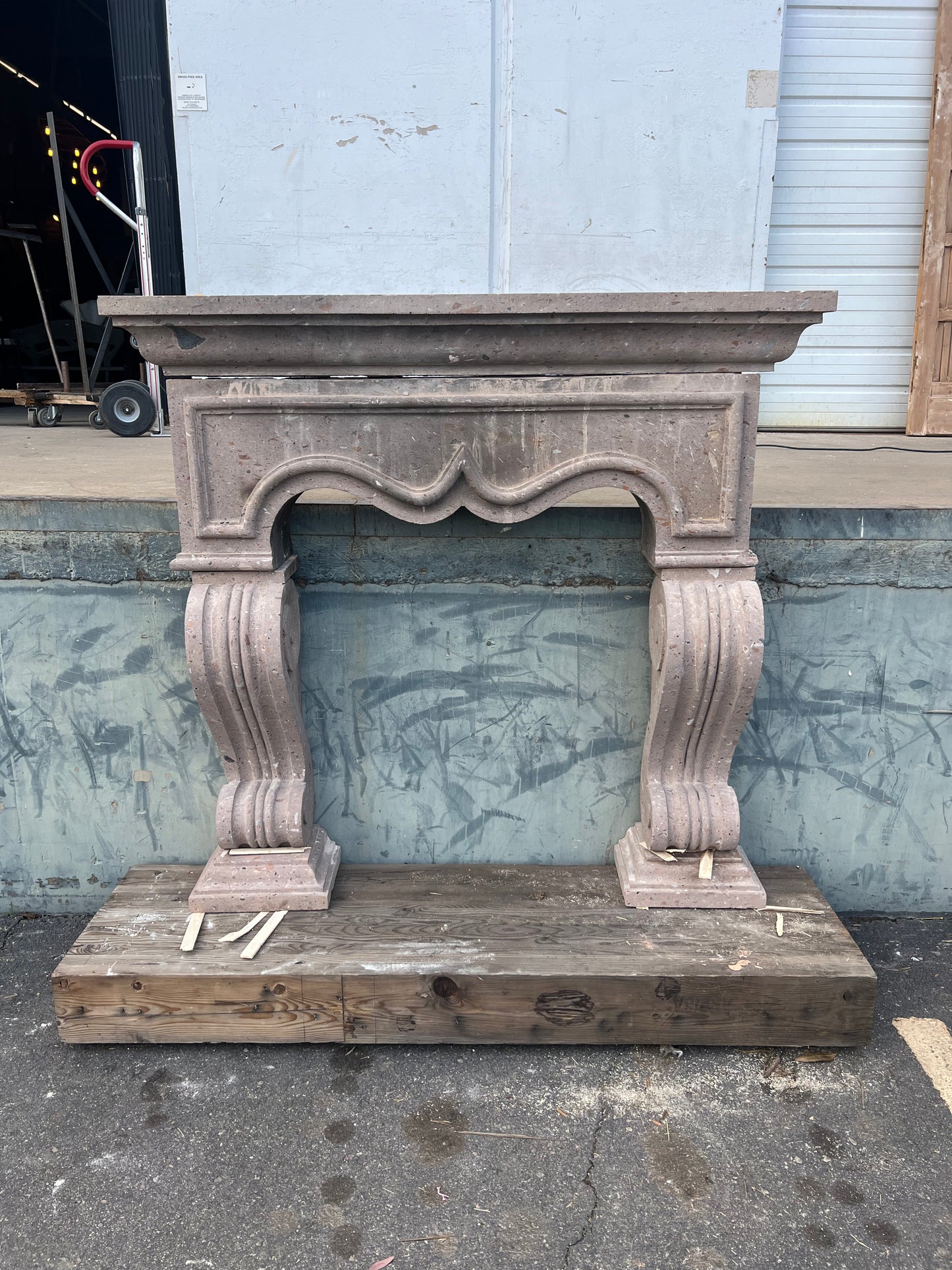 Stone 3 Piece Fireplace Mantel