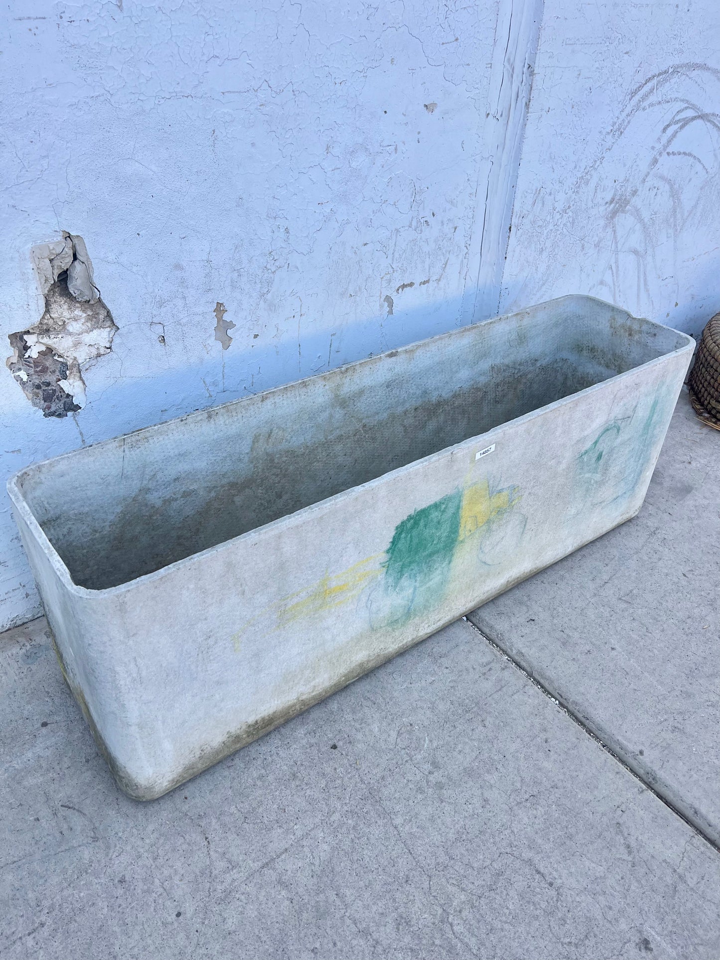 Rectangle Willy Guhl Planter