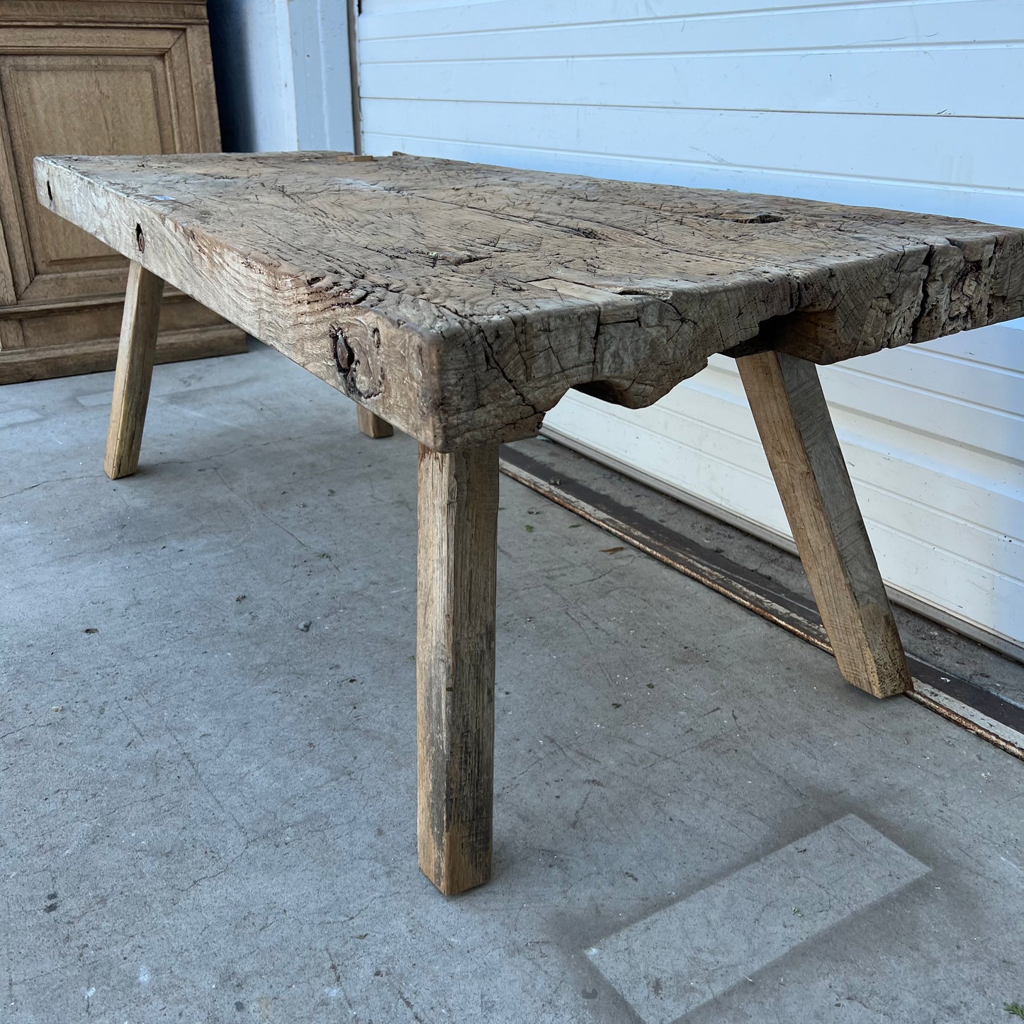 Bleached Wood Coffee Table