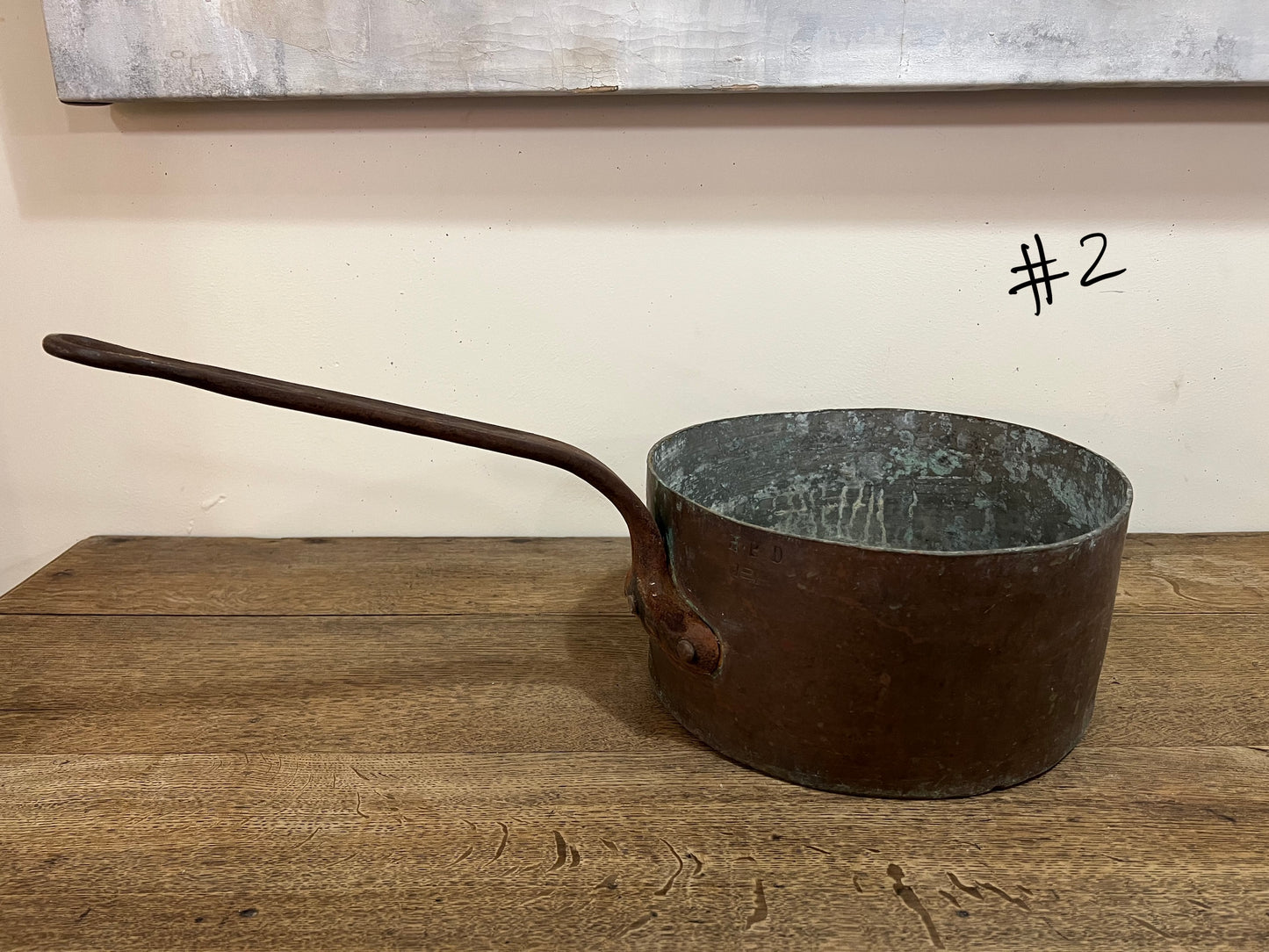 Decorative Large French Copper Pan