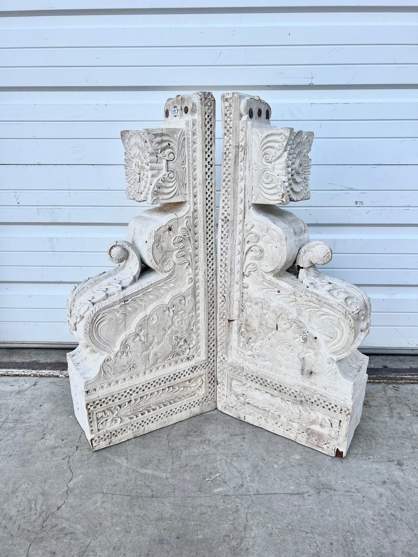 Pair of Wood Corbels