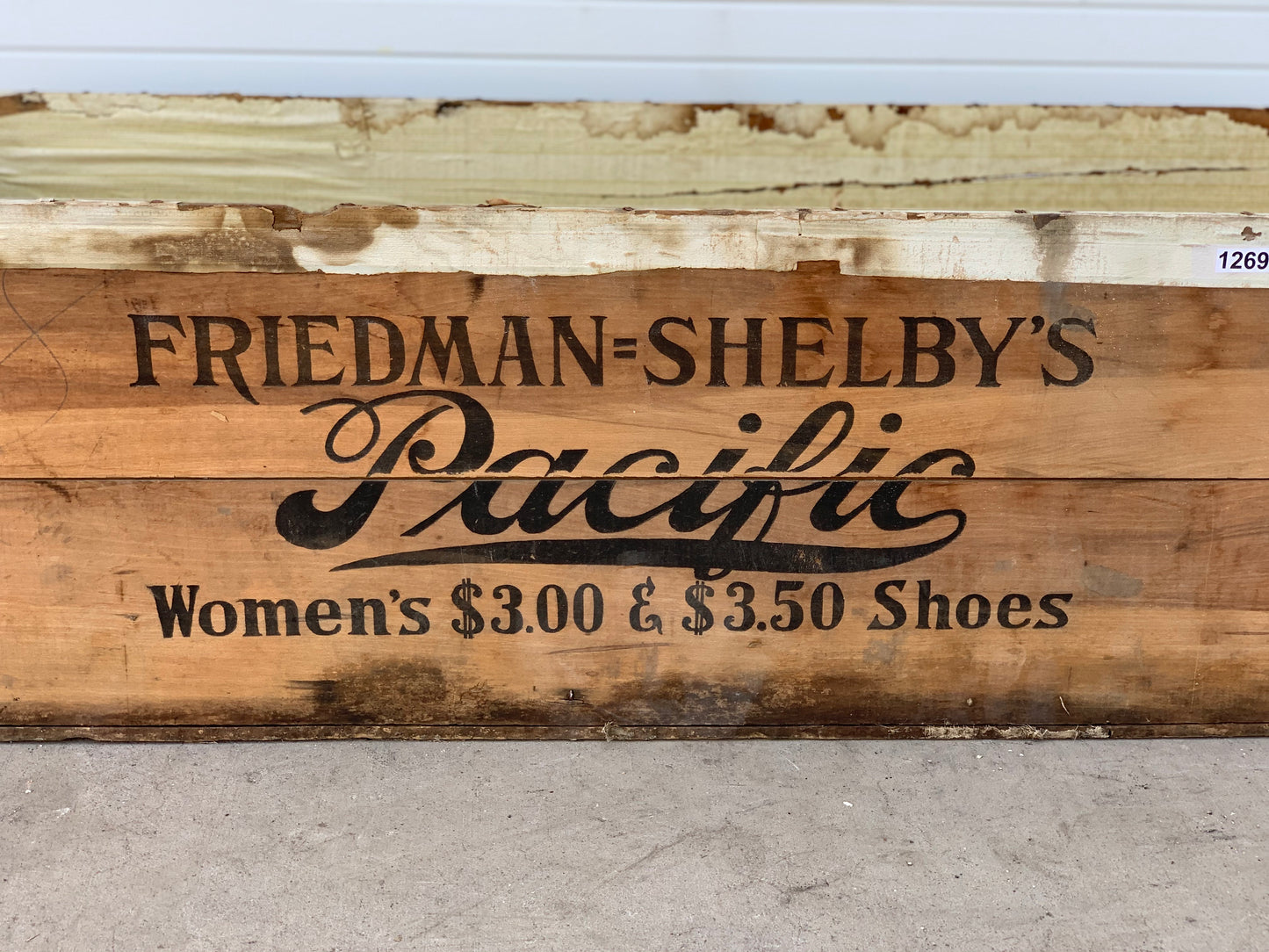 Antique Shoe Display Crate