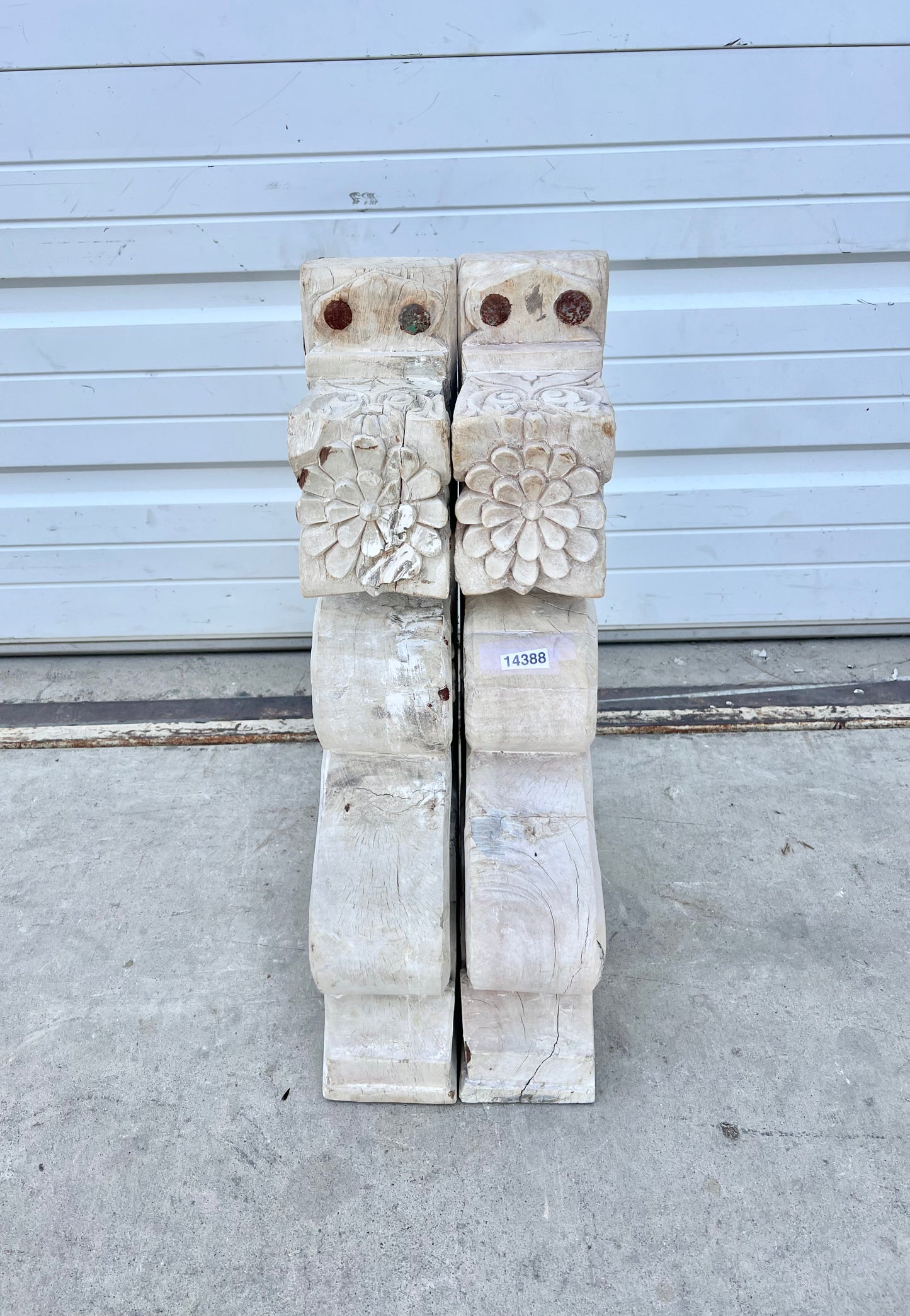 Pair of Natural Wood Corbels