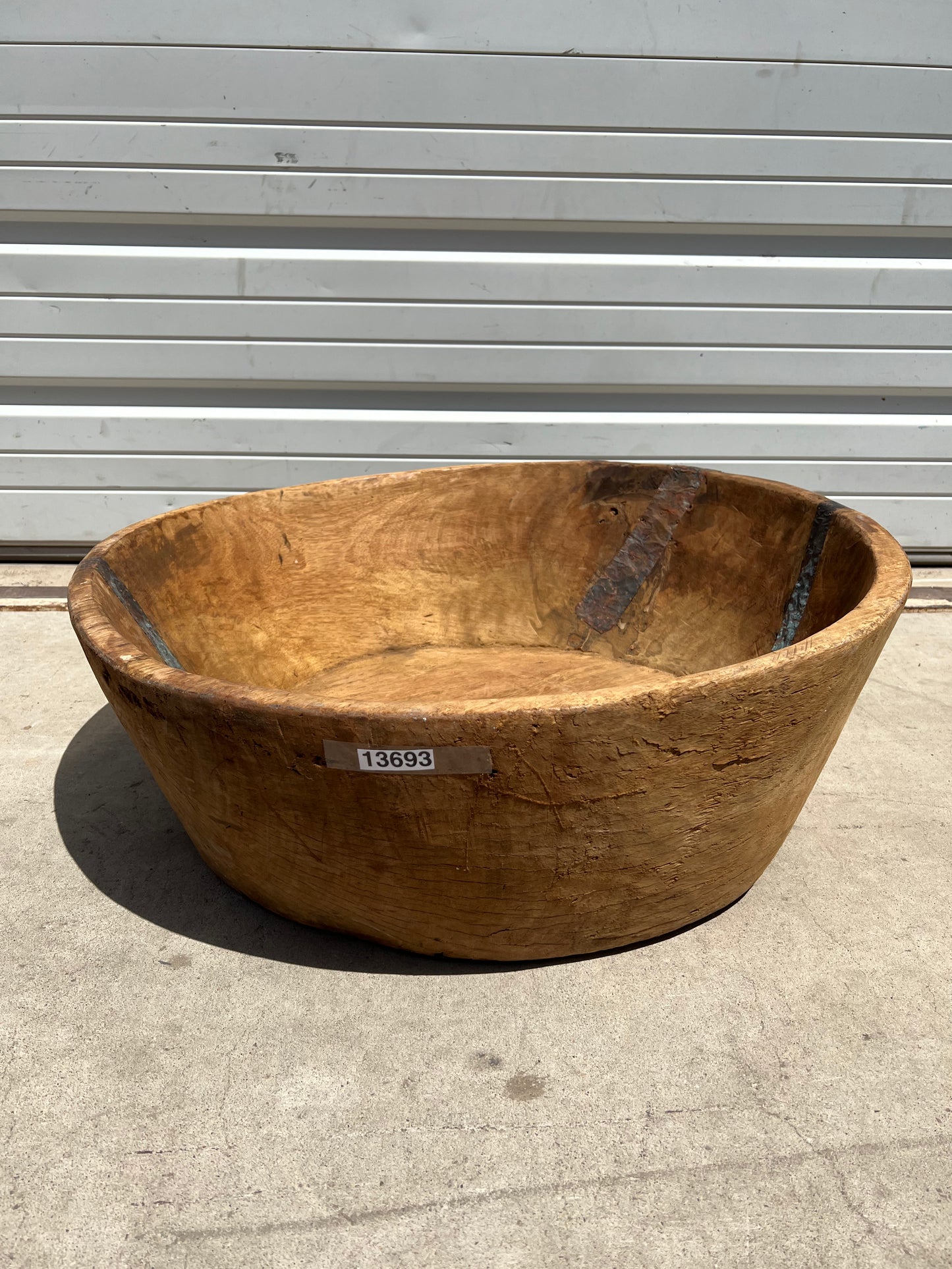 Large Wooden Turkish Bowl