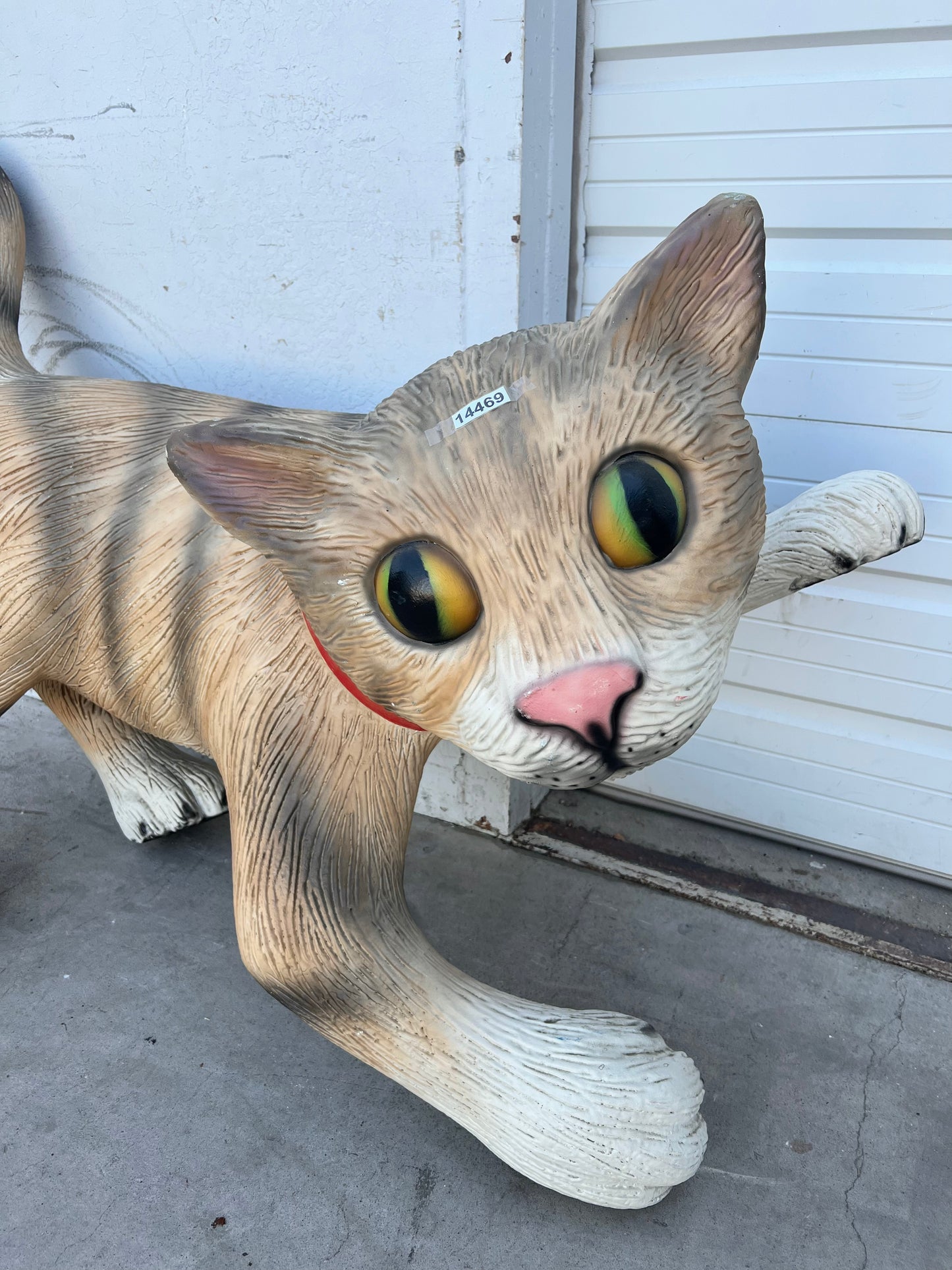 Large Feline Statue