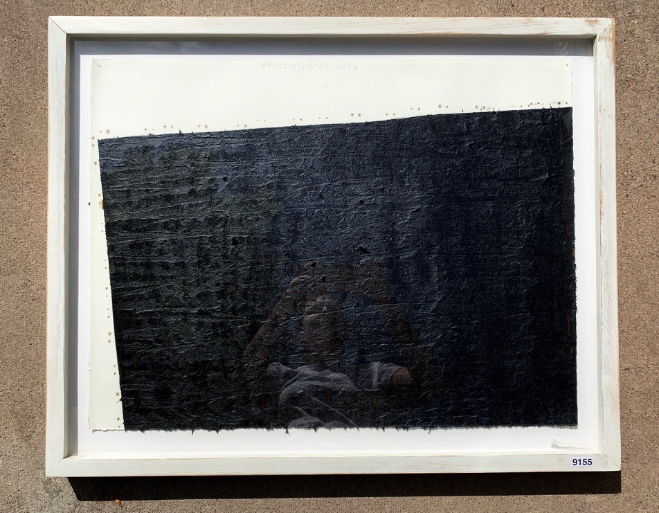 "Wedge No. 2” Tar Painting/Art