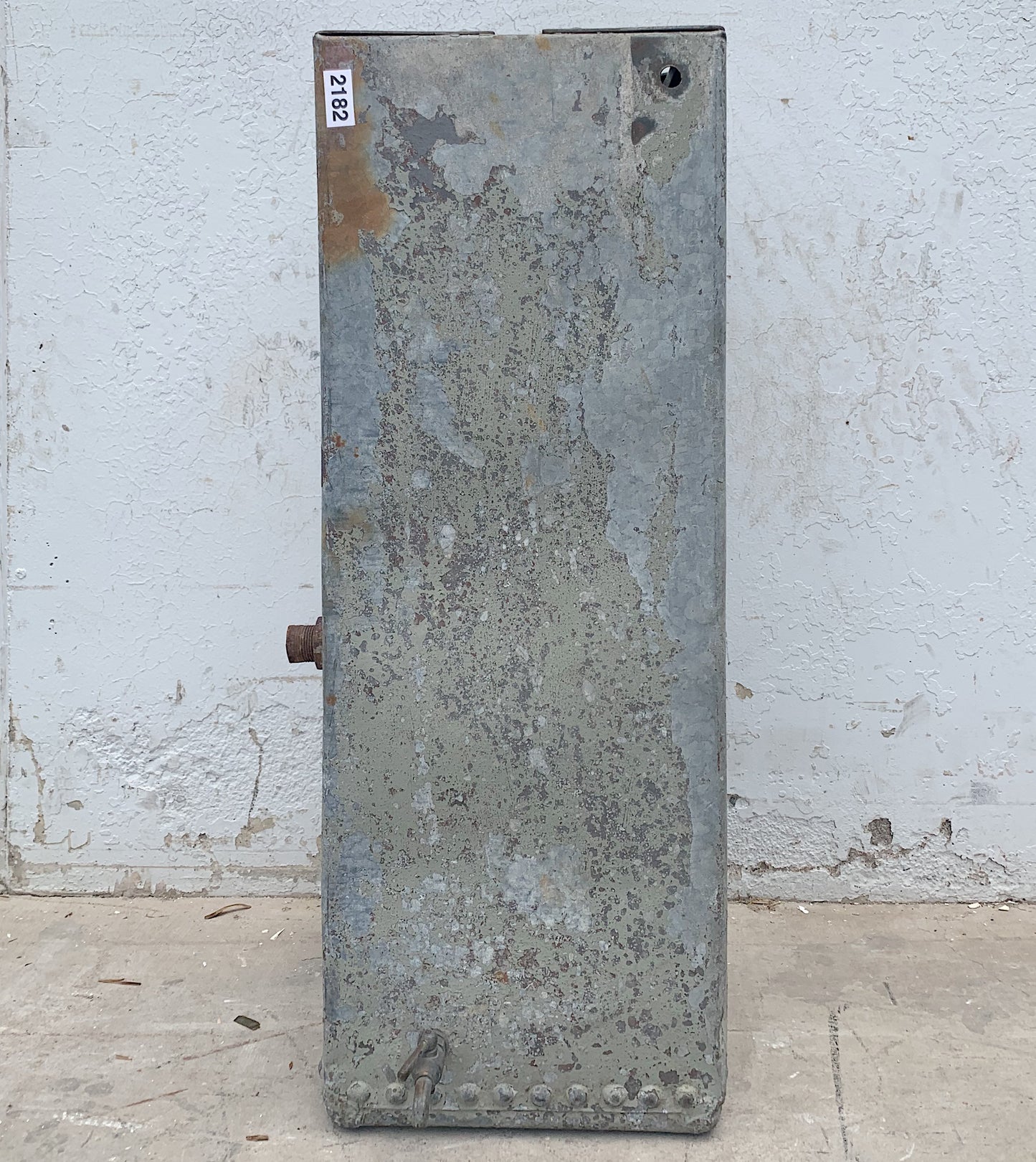 Galvanized Metal Container with Tap
