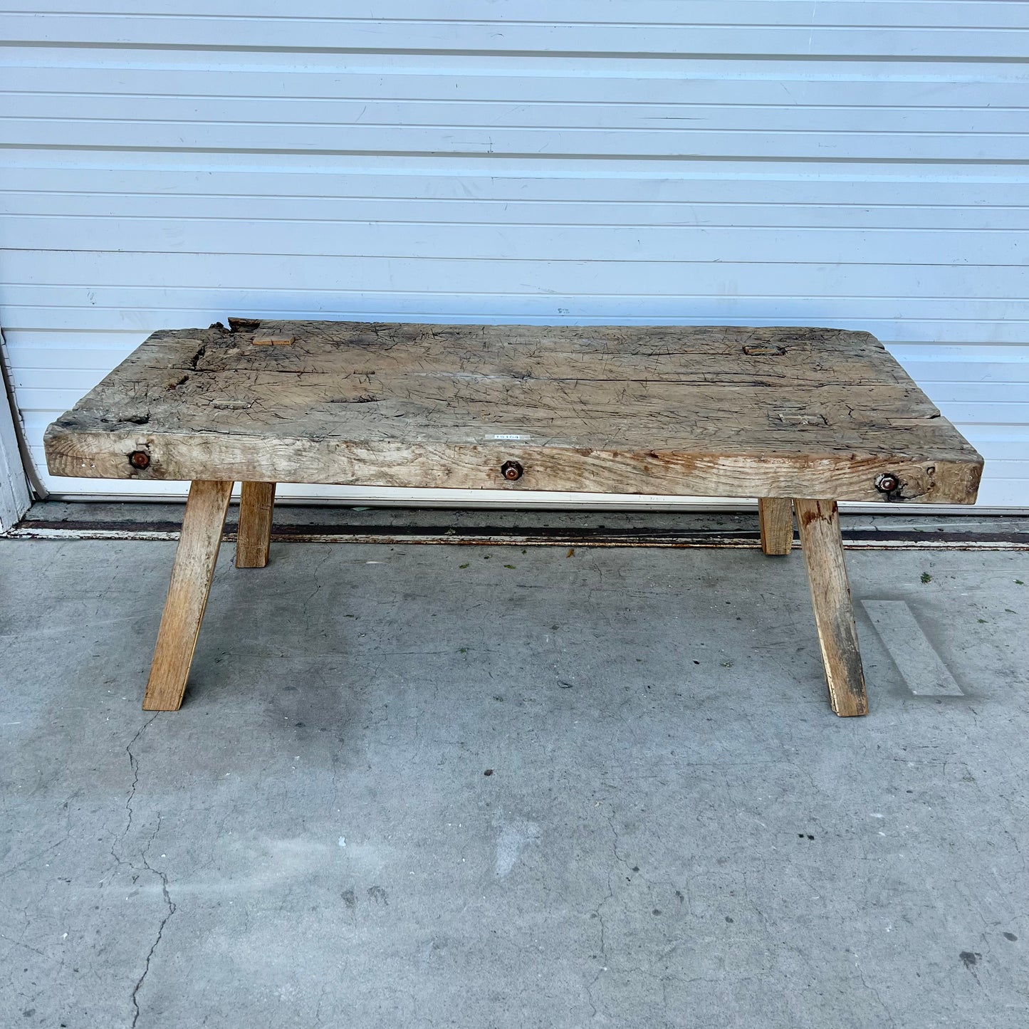 Bleached Wood Coffee Table