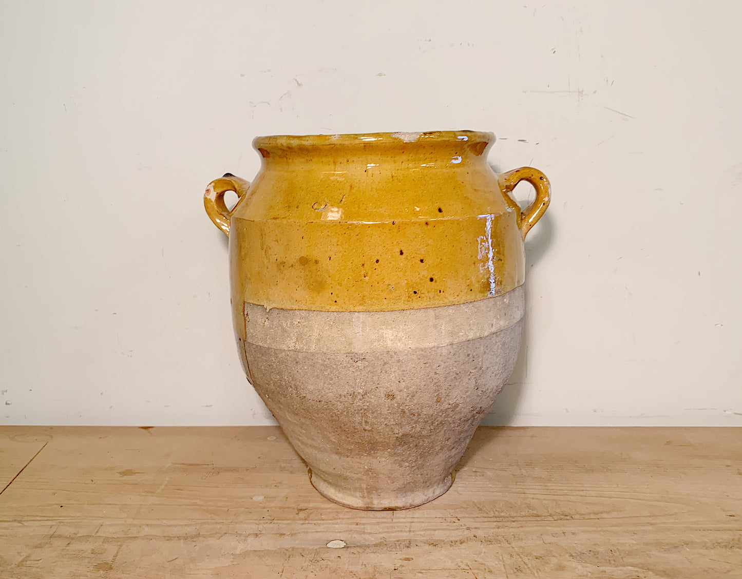 Yellow Confit Pot