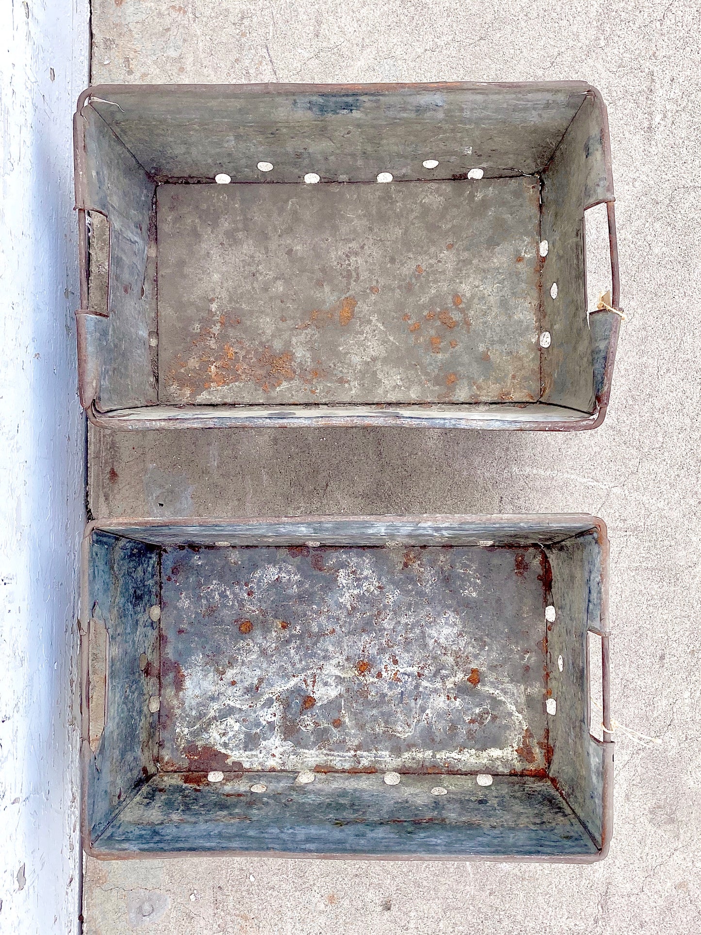 Perforated Metal Crate