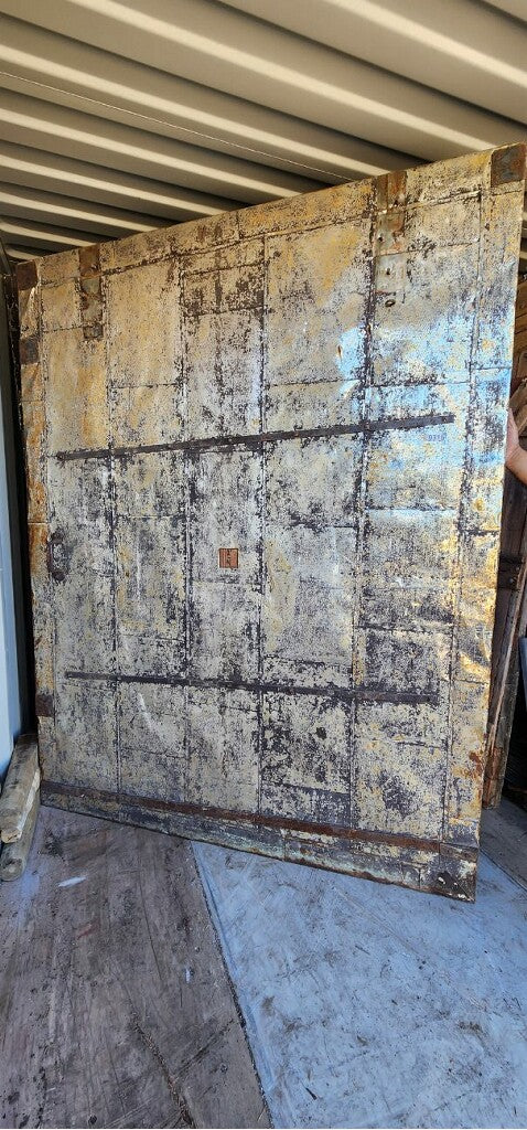Single Large Metal Fire Door