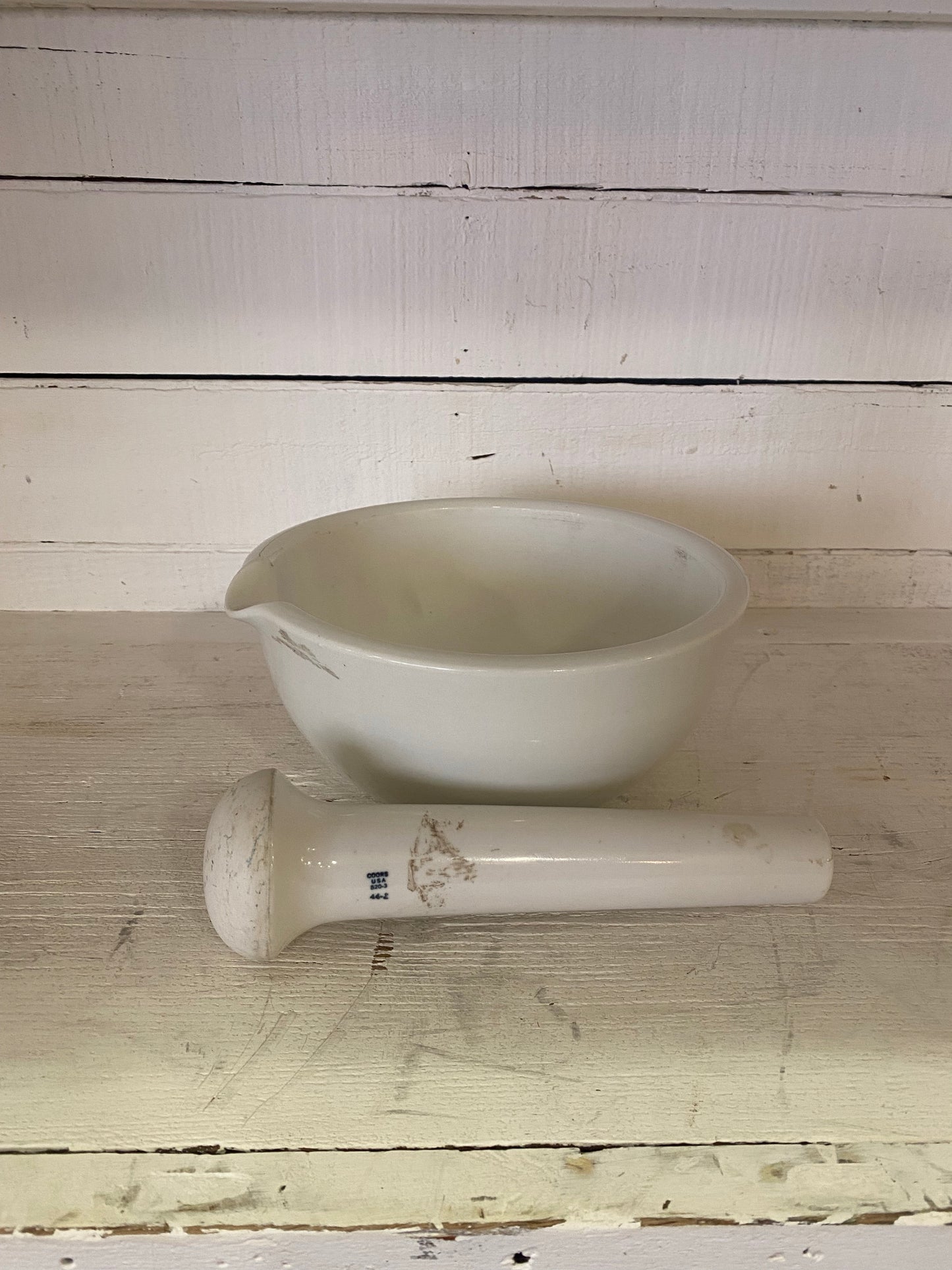 Porcelain Mortar with Coors Porcelain Pestle (Medium)