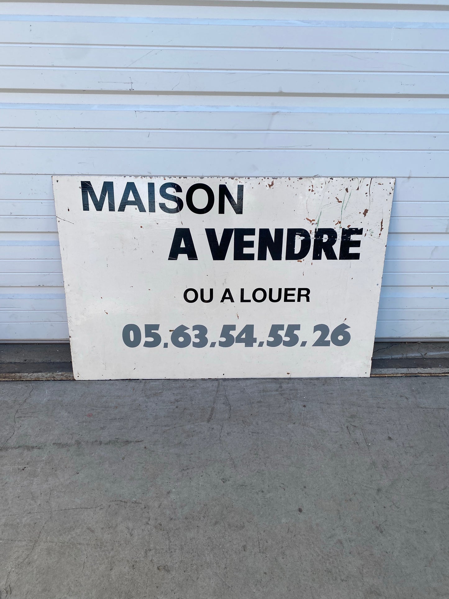 Vêtements Metal Sign (double-sided)