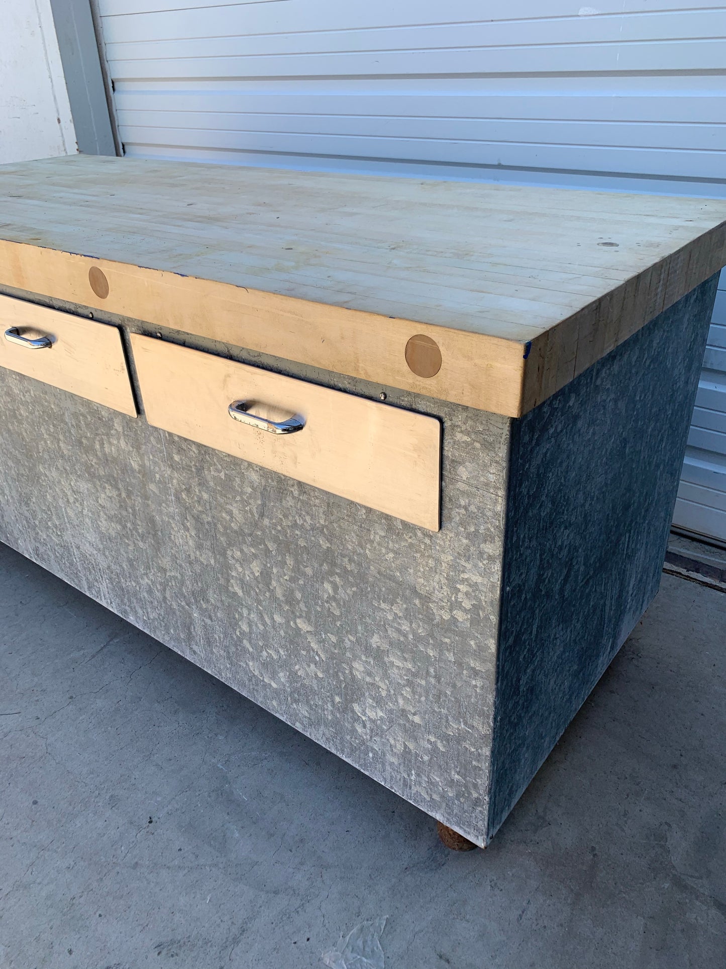 Butcher's Table with 6 Drawers
