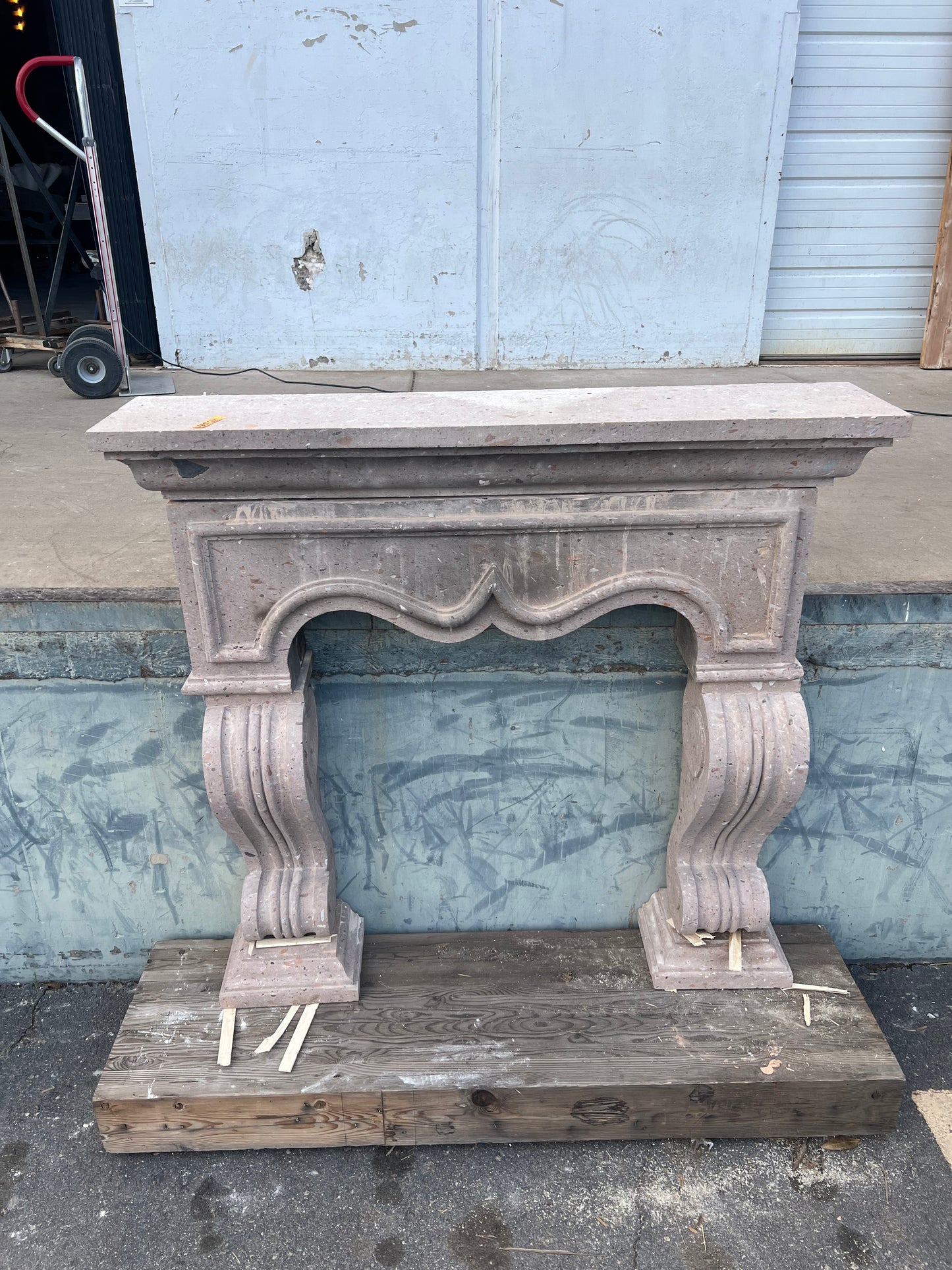 Stone 3 Piece Fireplace Mantel