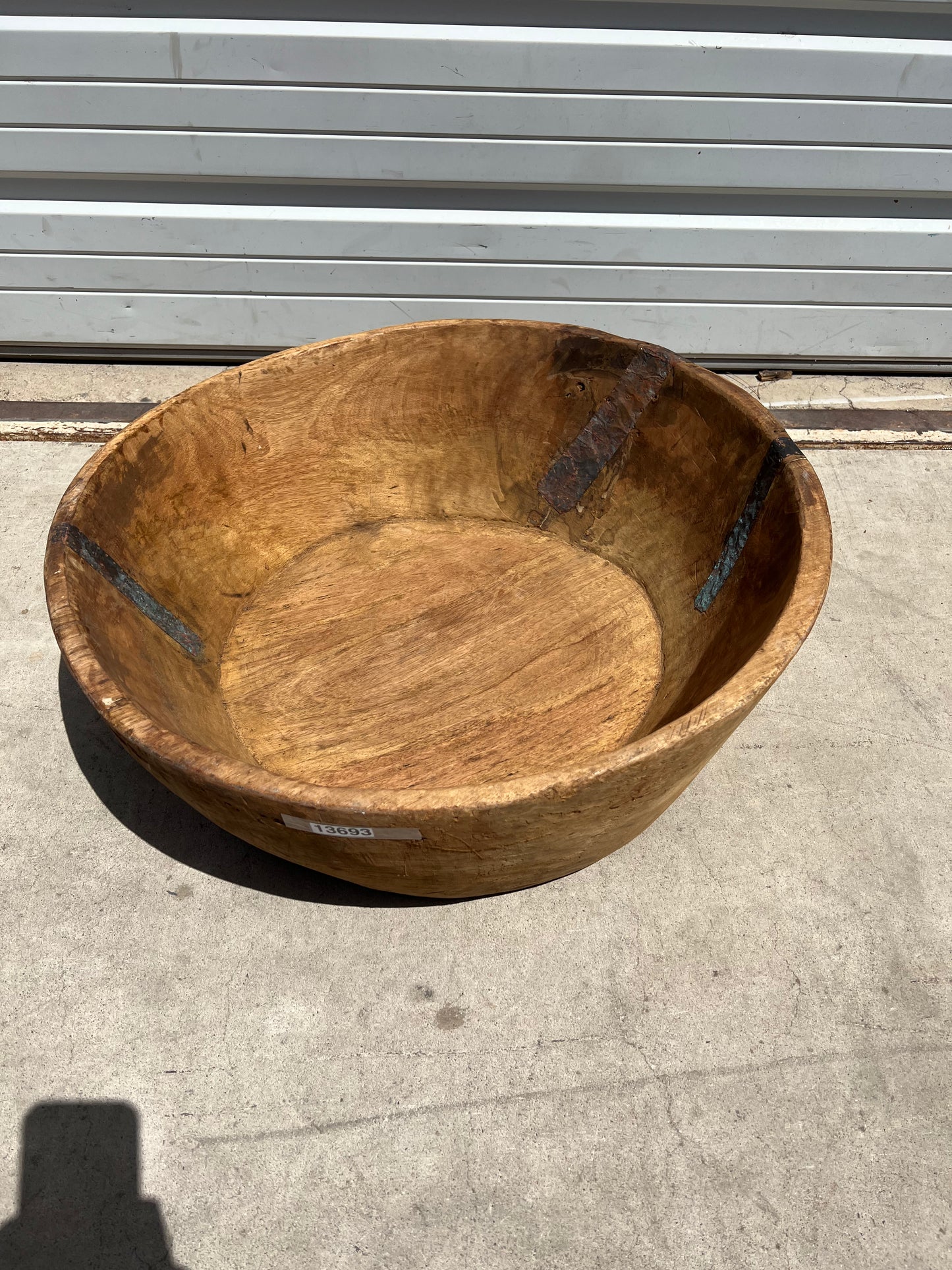 Large Wooden Turkish Bowl