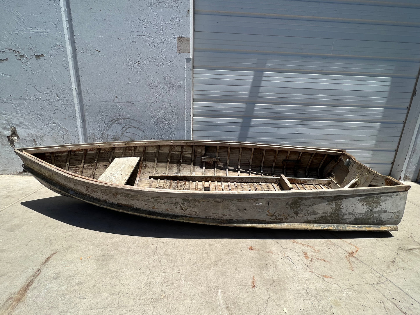 Repurposed Wood Boat Pendant Light