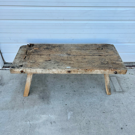 Bleached Wood Coffee Table