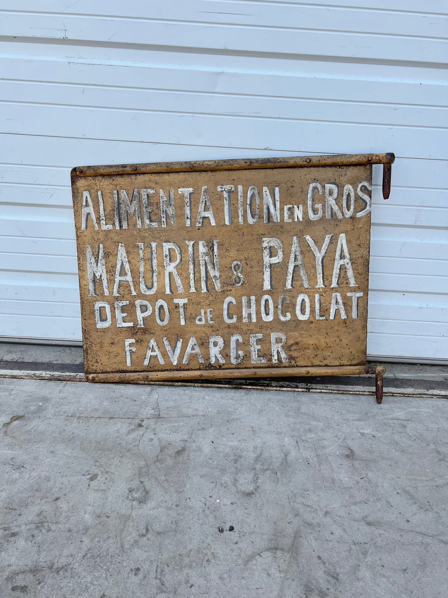 Metal Double- Sided Alimentation en Gros Sign