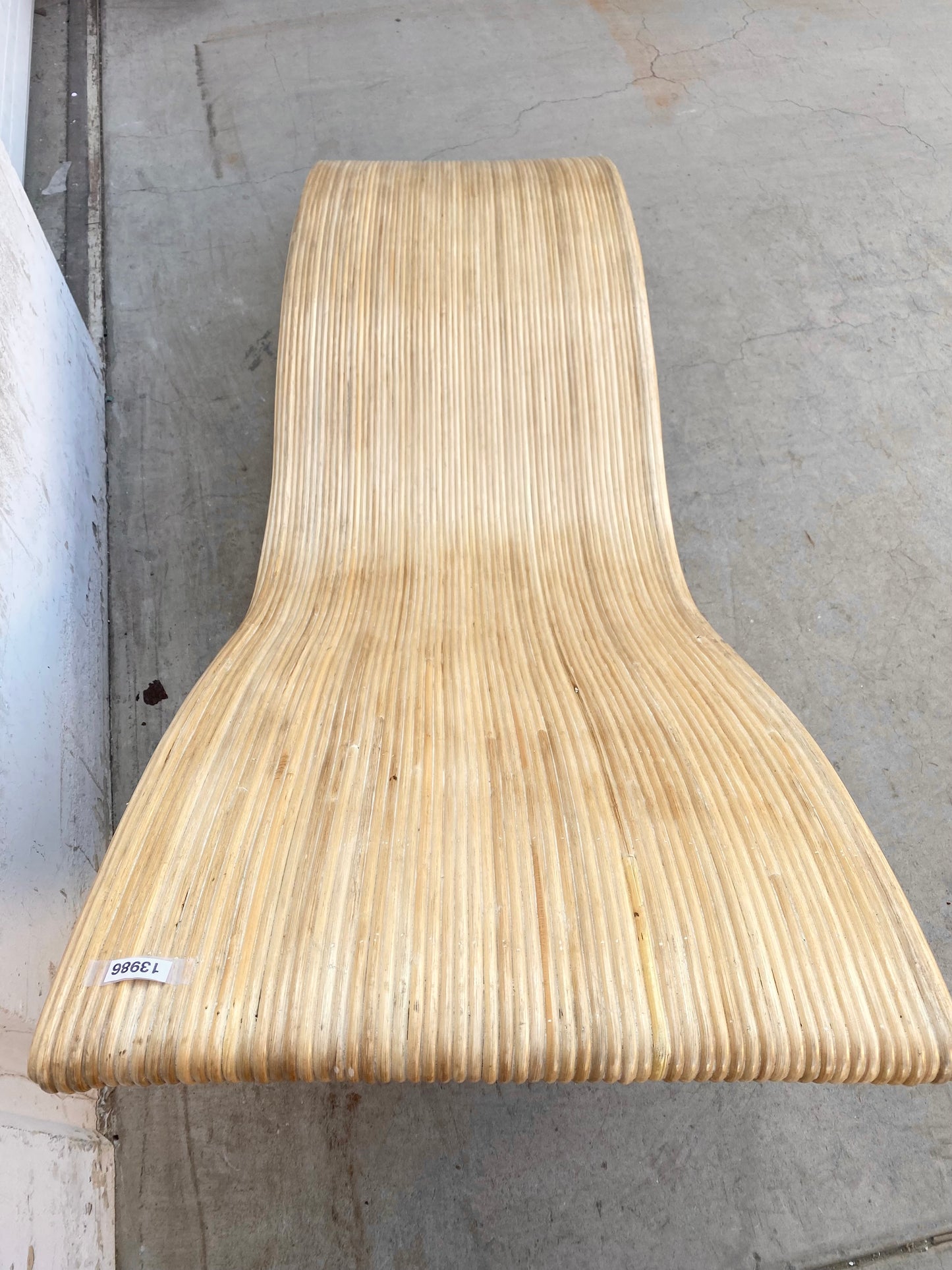 Wicker Chaise Lounge