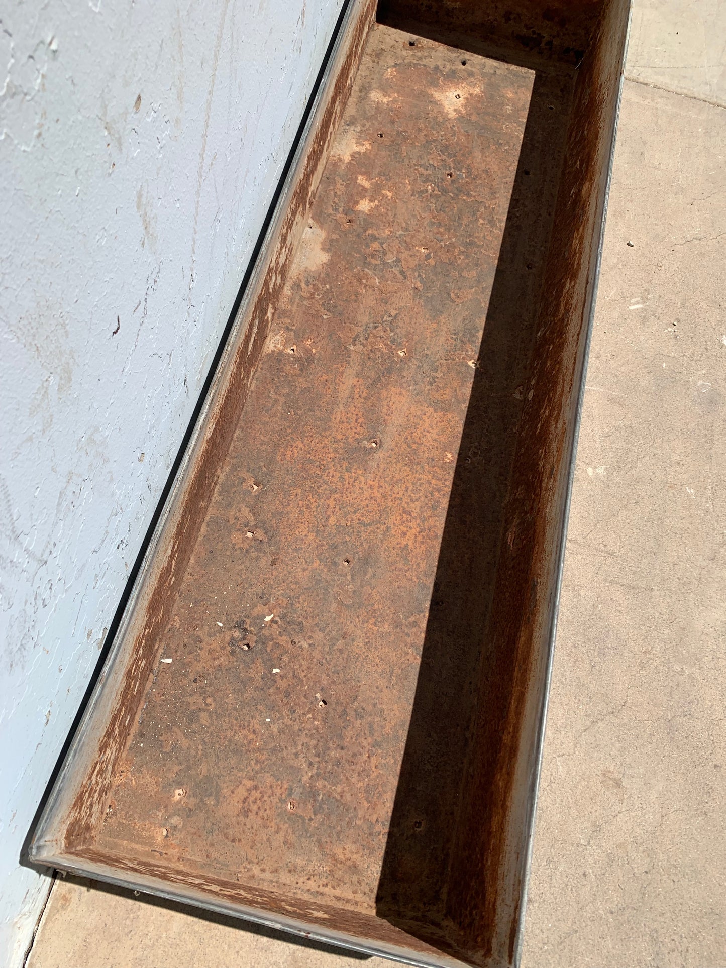 Galvanized Rectangular Planter