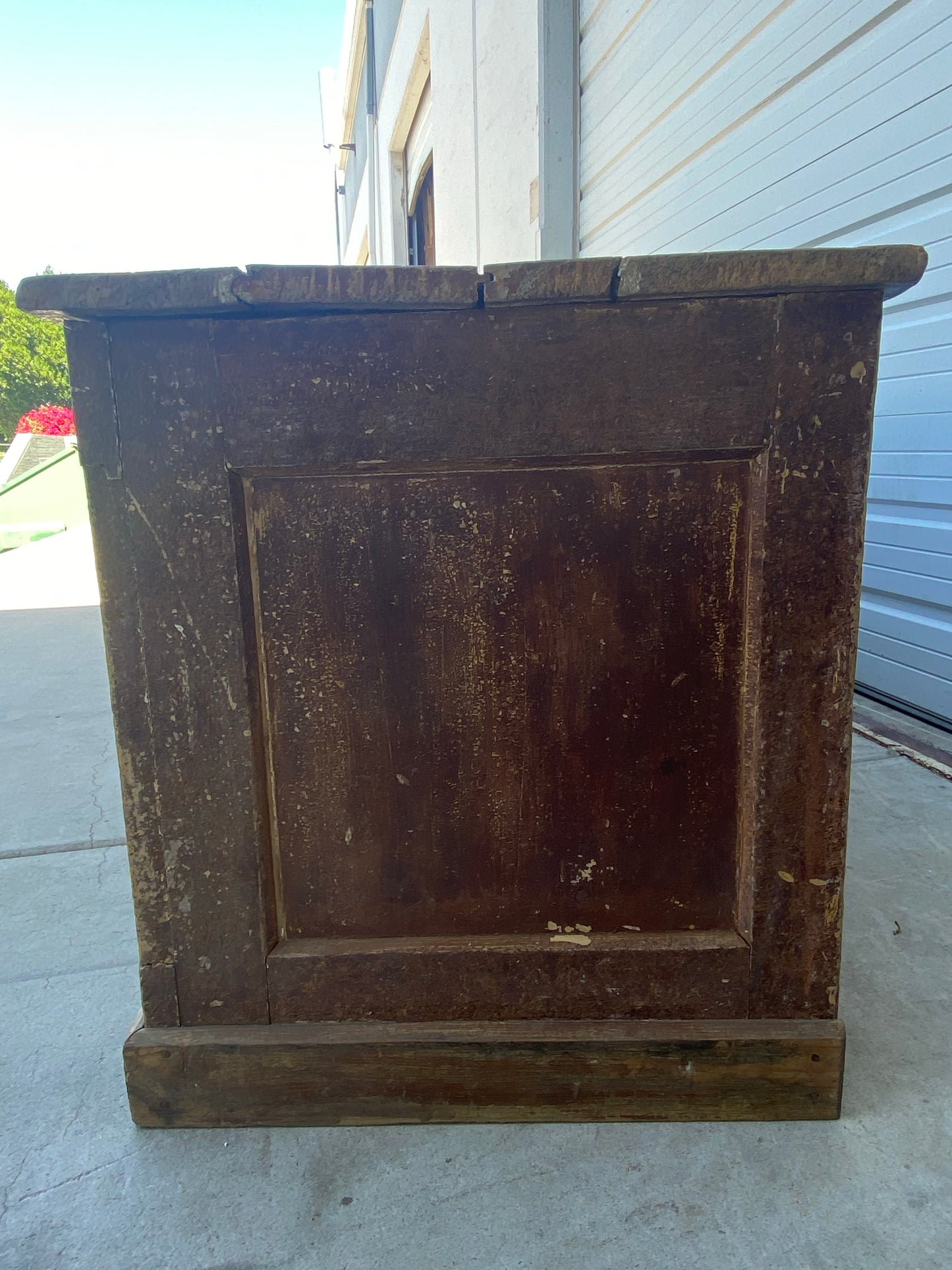 Antique Wooden French Store Counter