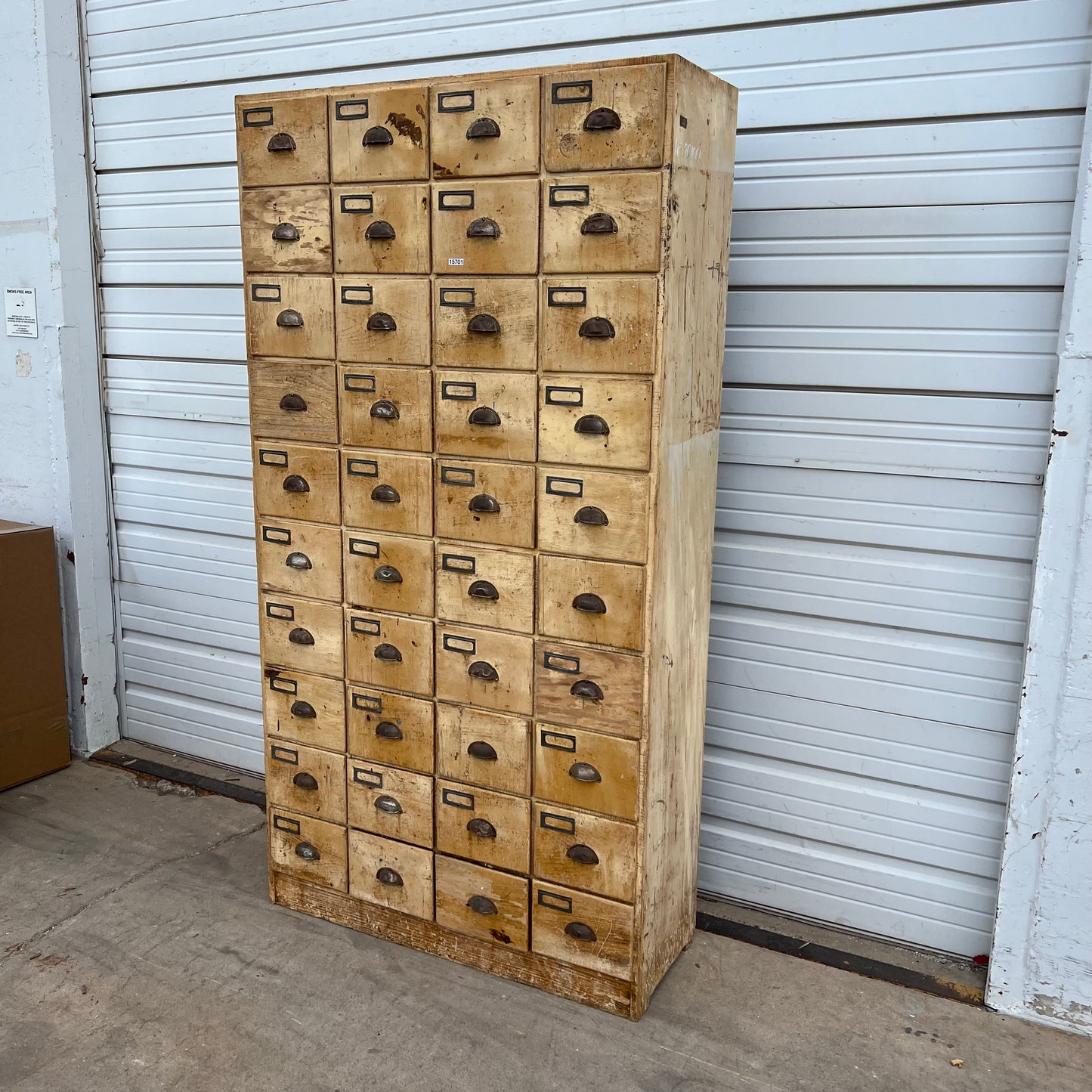 Wood Cabinet w/40 Drawers
