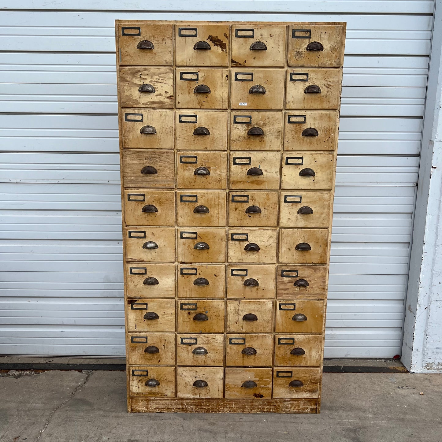 Wood Cabinet w/40 Drawers