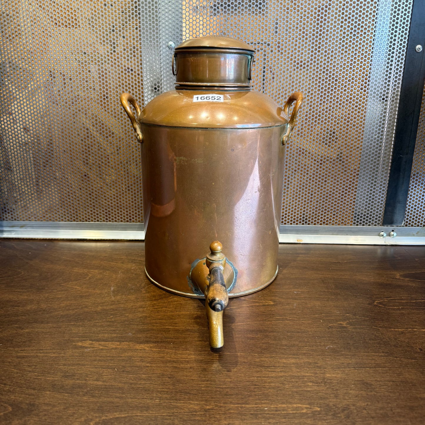 Vintage Copper Samovar Watering Urn