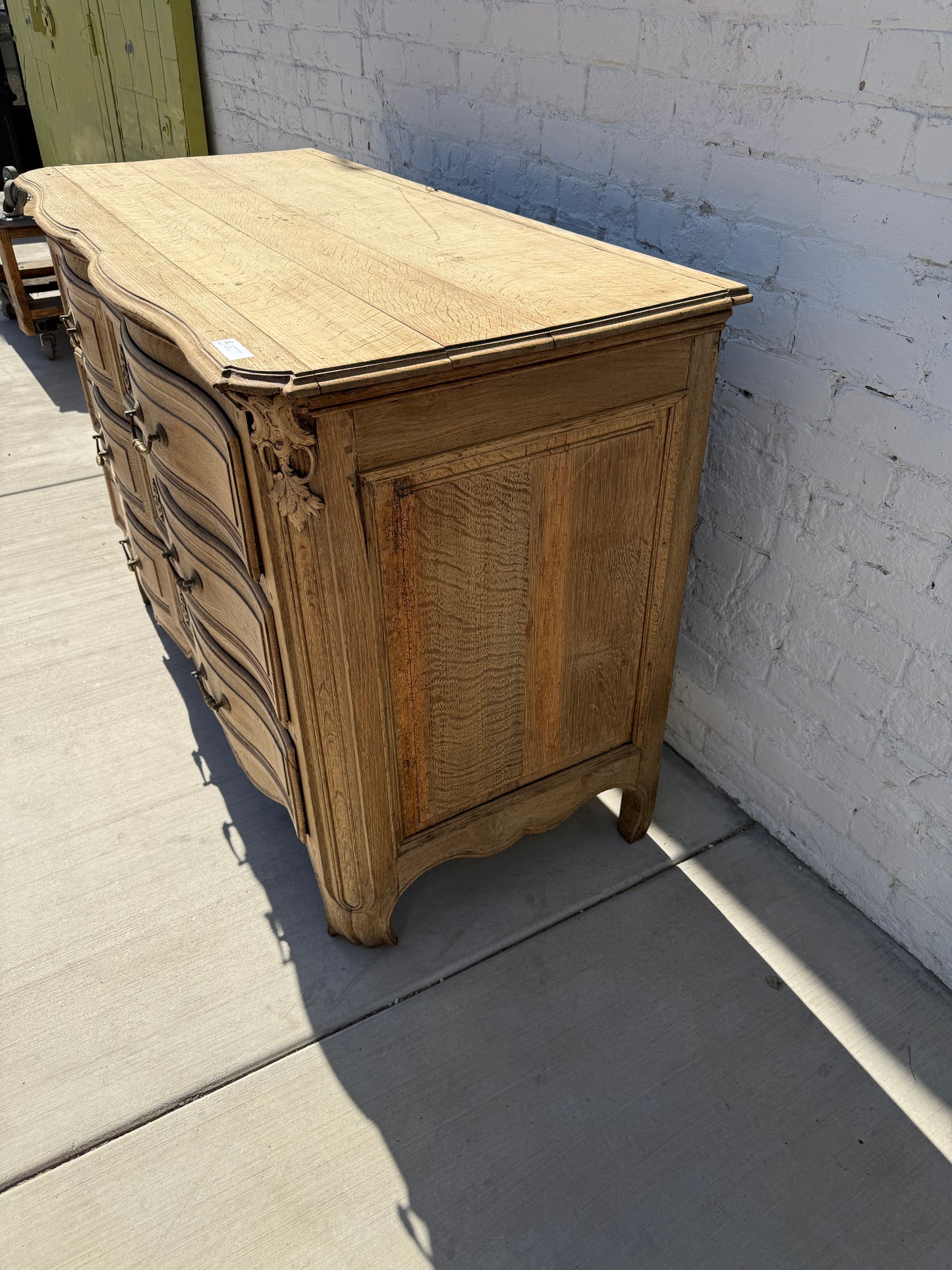 French Bleached Oak Commode/Dresser