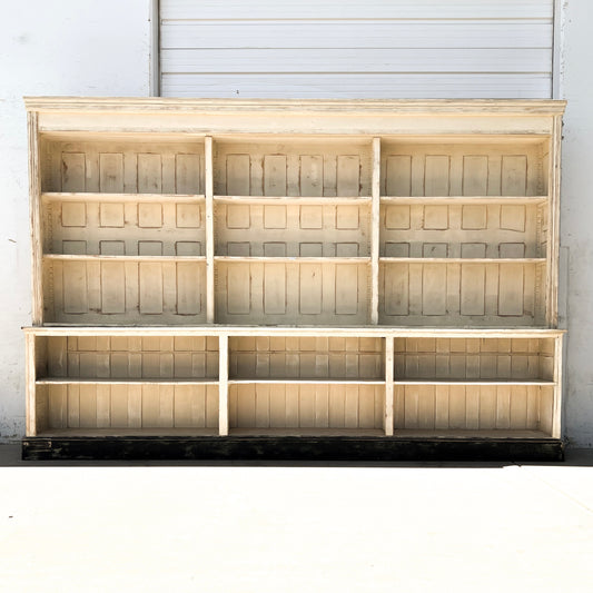 Painted 2-Piece Store Display Cabinet