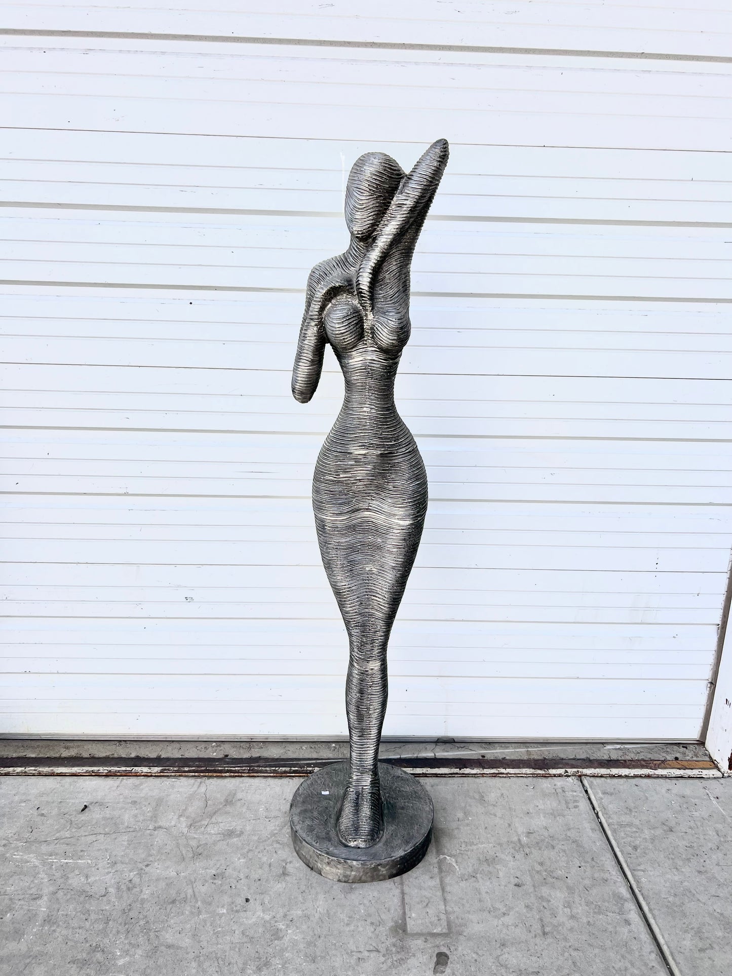 Metal Art Figure/Sculpture from NYC Department Store Display