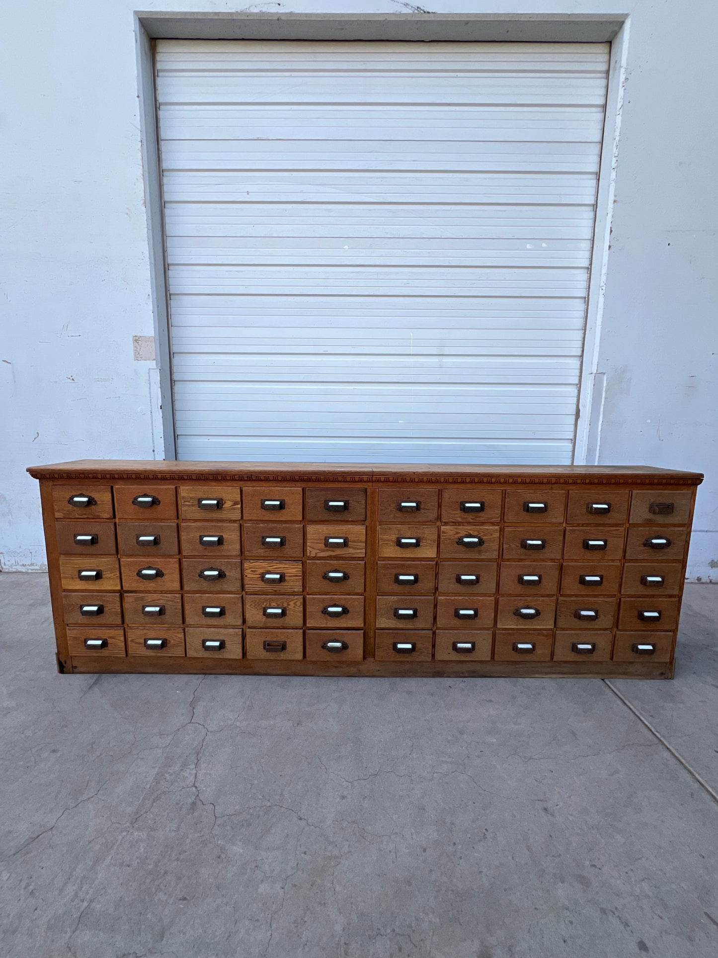 50 Drawer General Store Antique Apothecary Cabinet / Island