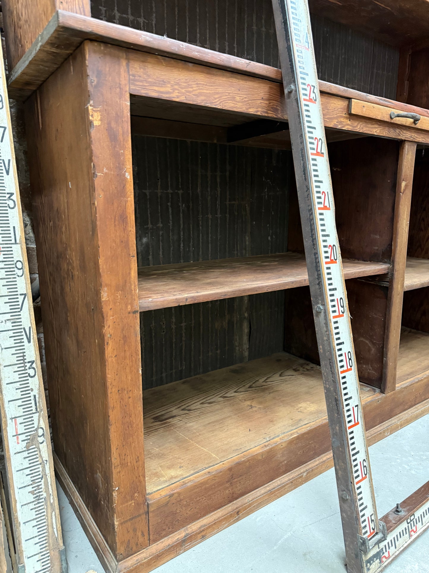 2-Piece General Store Display Cabinet from Pennsylvania