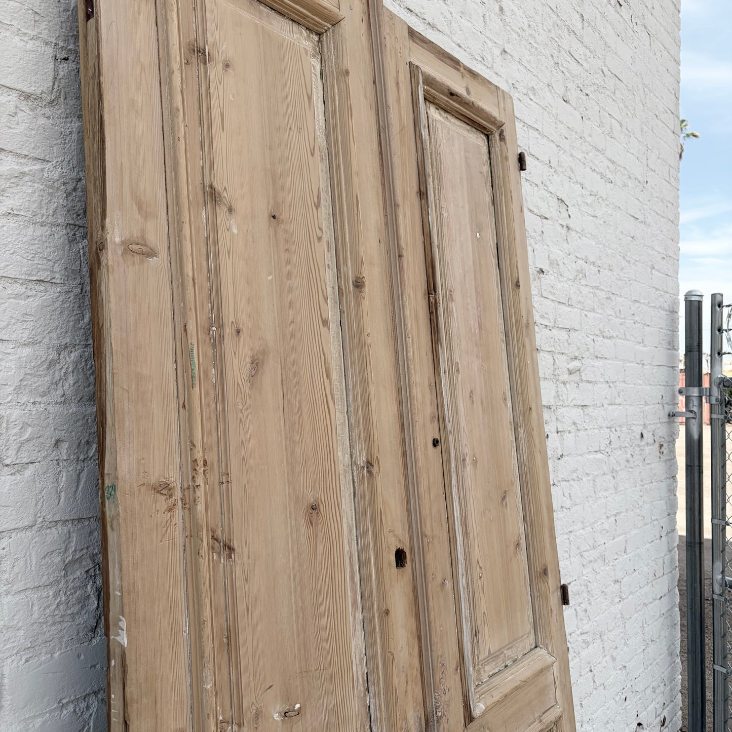 Pair of French Carved Wood Doors